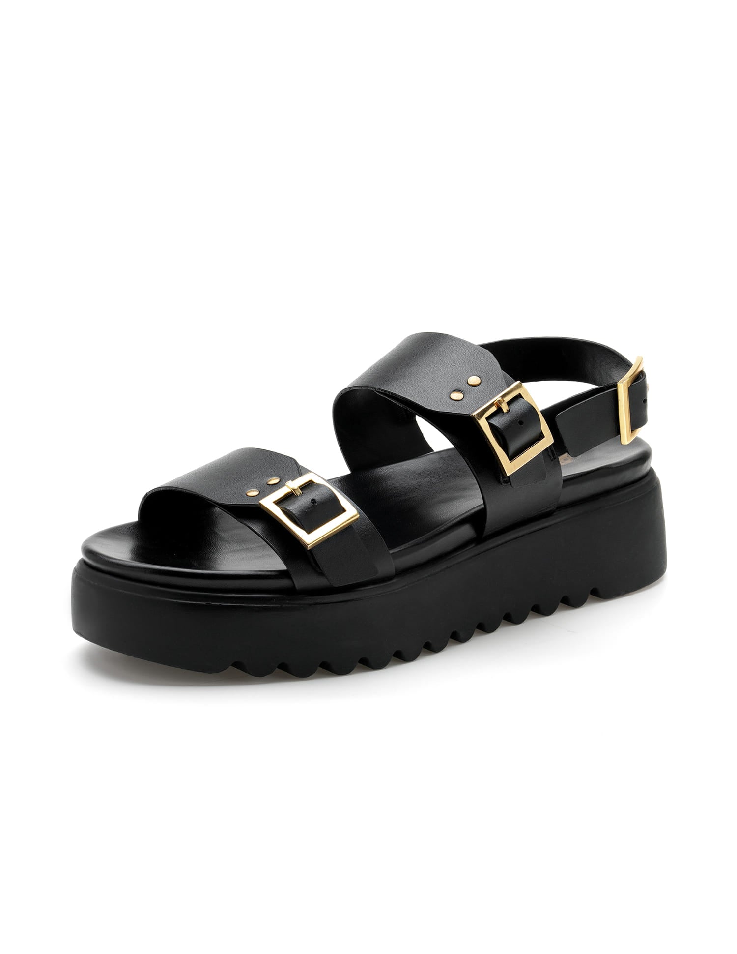 Men Maisie Open Toe Sandals Black - U.S. Polo Assn. India | Large