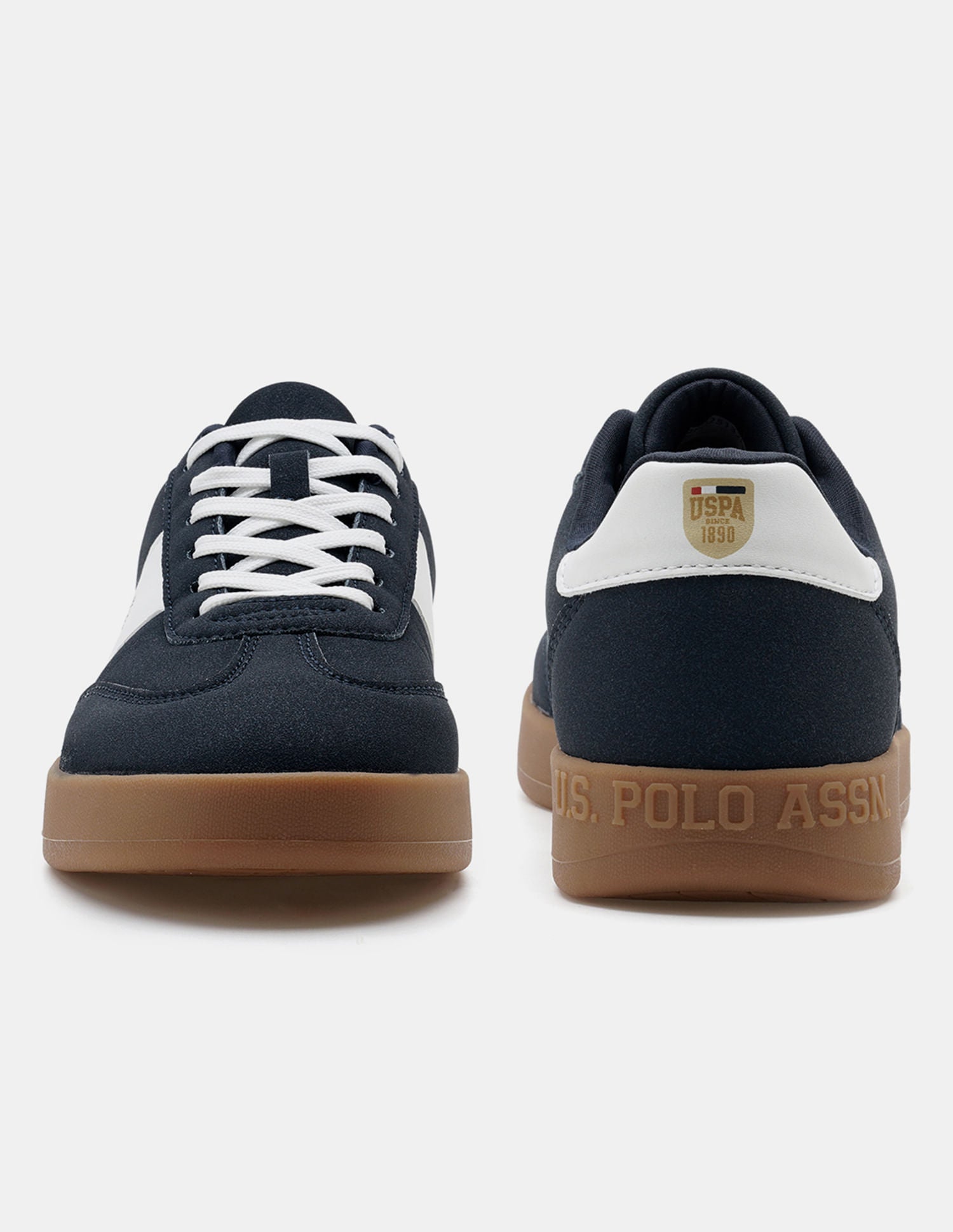 Men Colour Blocked Suede Skylar 2.0 Sneakers Navy - U.S. POLO ASSN. | Large