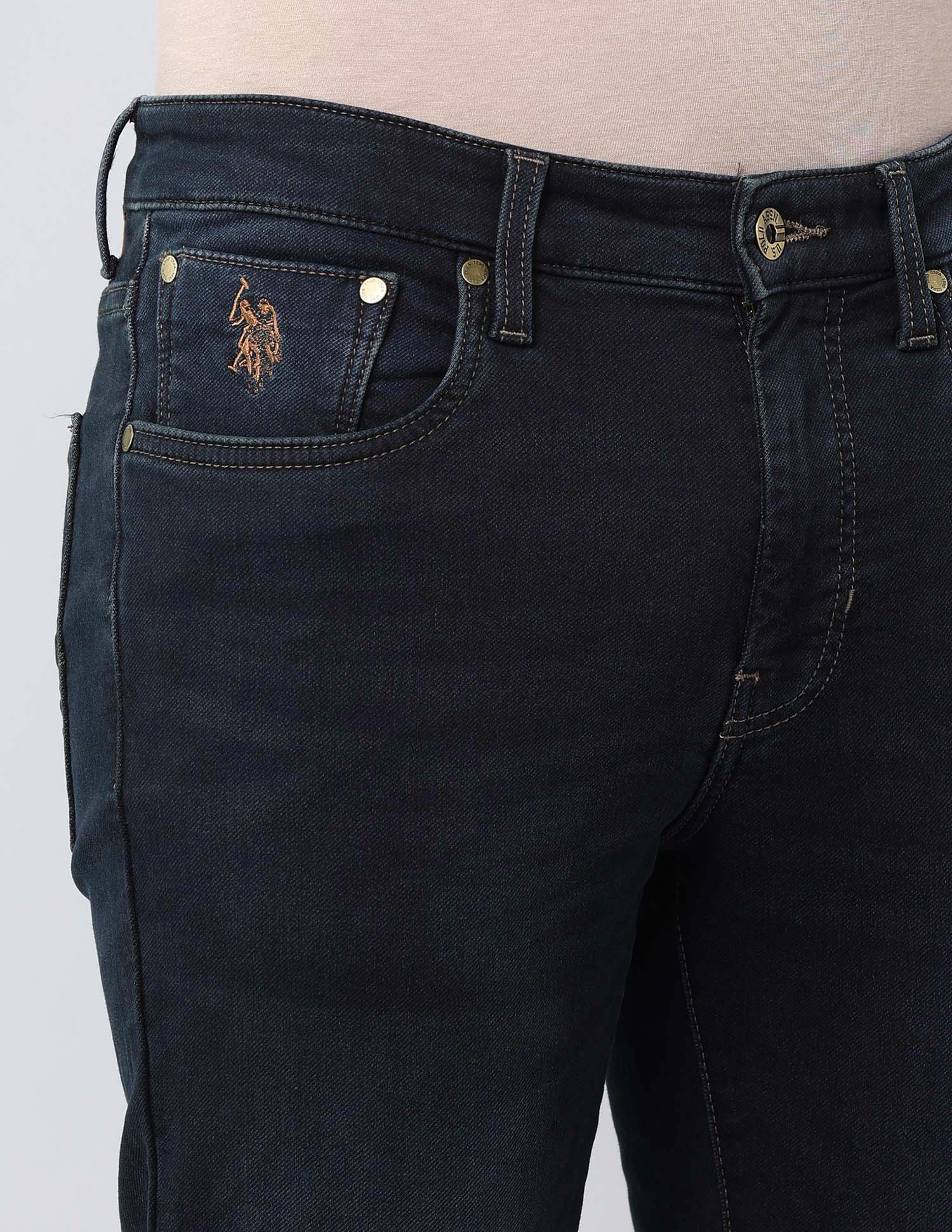 Regallo Skinny Fit Ultra Soft Jeans Blue - U.S. Polo Assn. India | Large