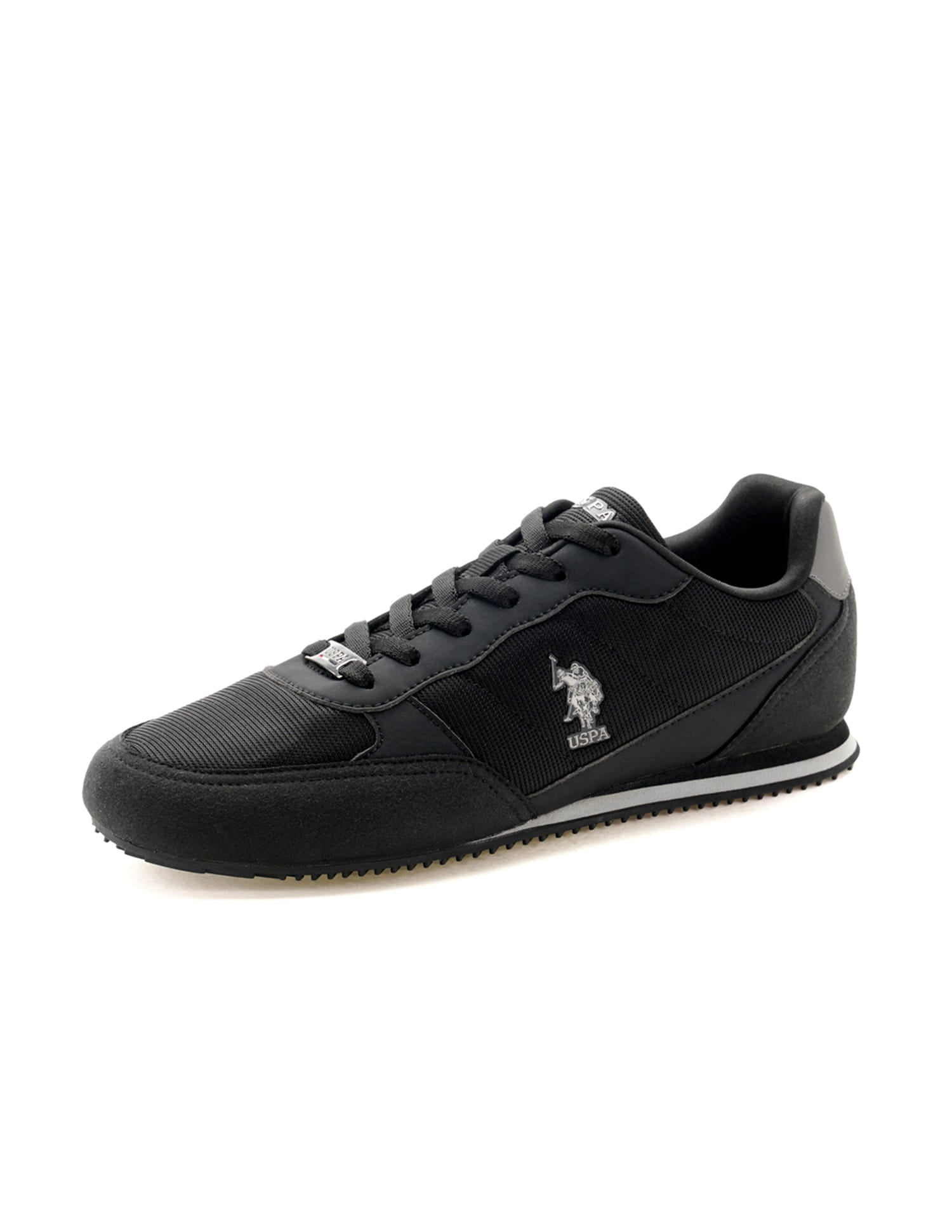 Men Eliza 2.0 Black Work Casuals Lace Up Shoes Black - U.S. Polo Assn. India | Large