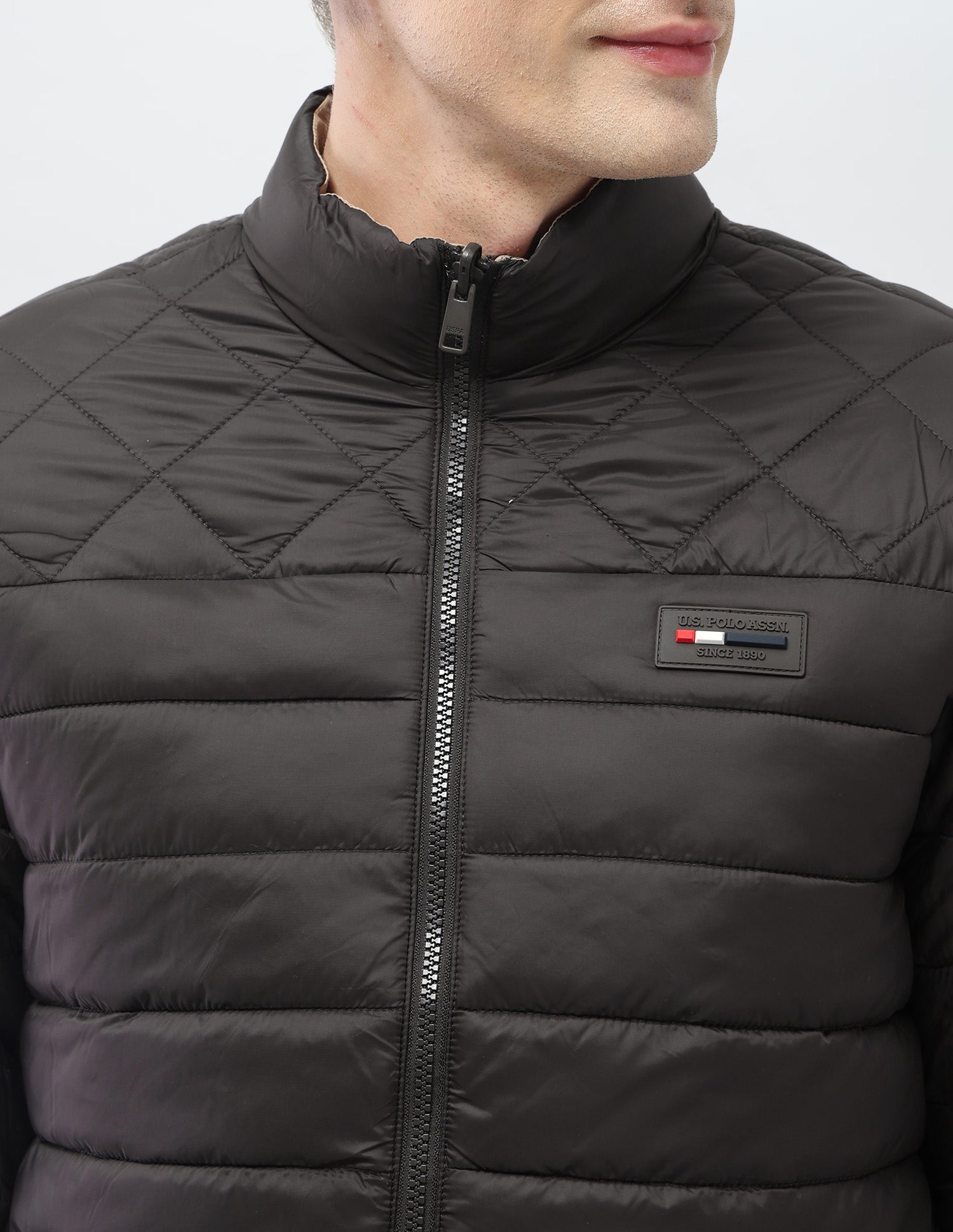 Reversible Puffer Jacket Choco - U.S. Polo Assn. India | Large