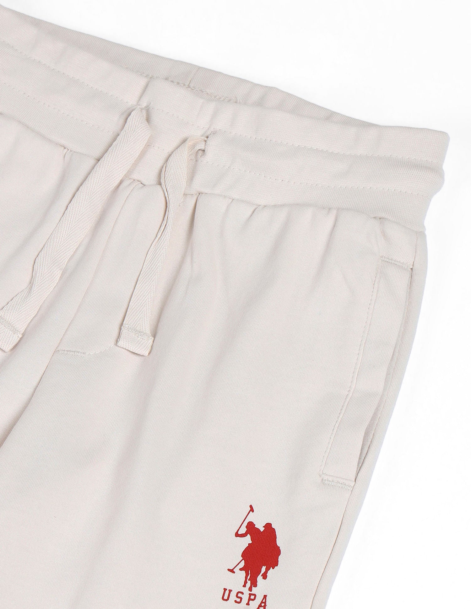 Boys Brand Printed Joggers Nude - U.S. POLO ASSN. | Large