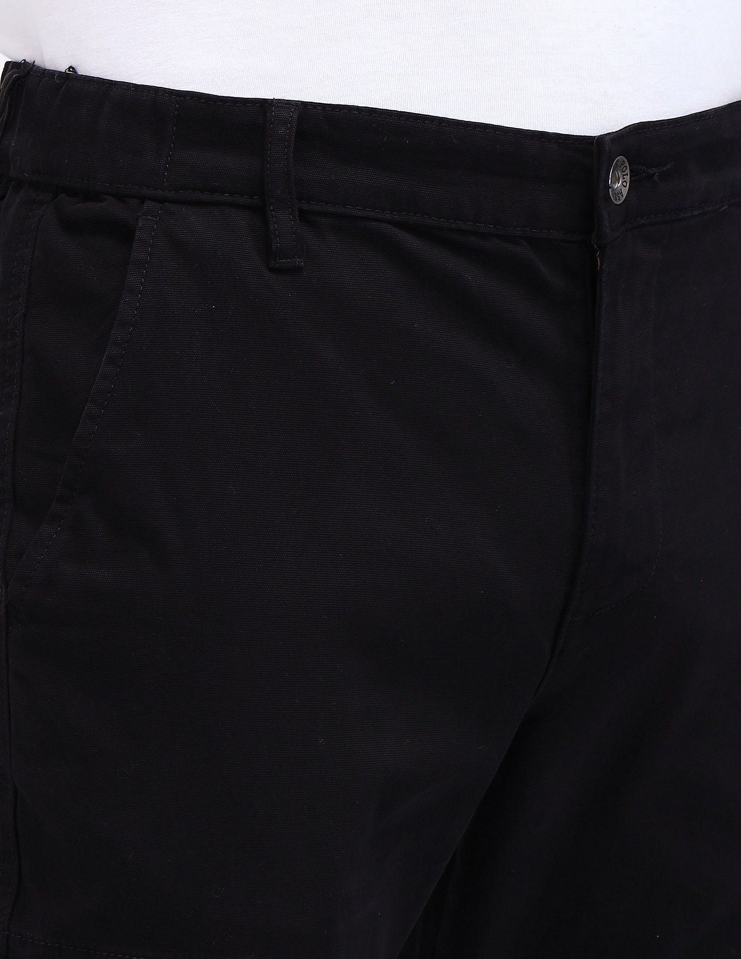 Straight Fit Cargo Trousers Black - U.S. POLO ASSN. | Large