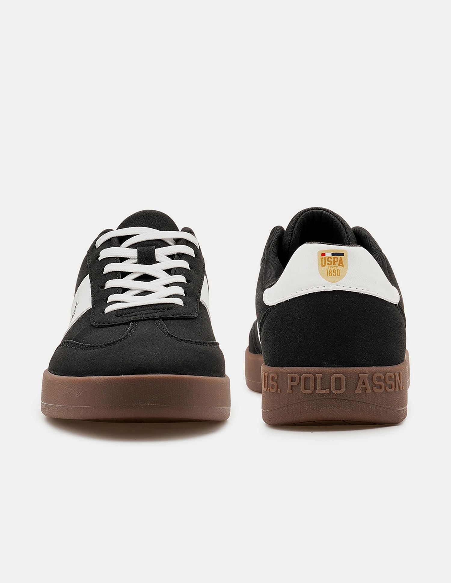 Men Skylar Colour Blocked Sneakers Black - U.S. POLO ASSN. | Large