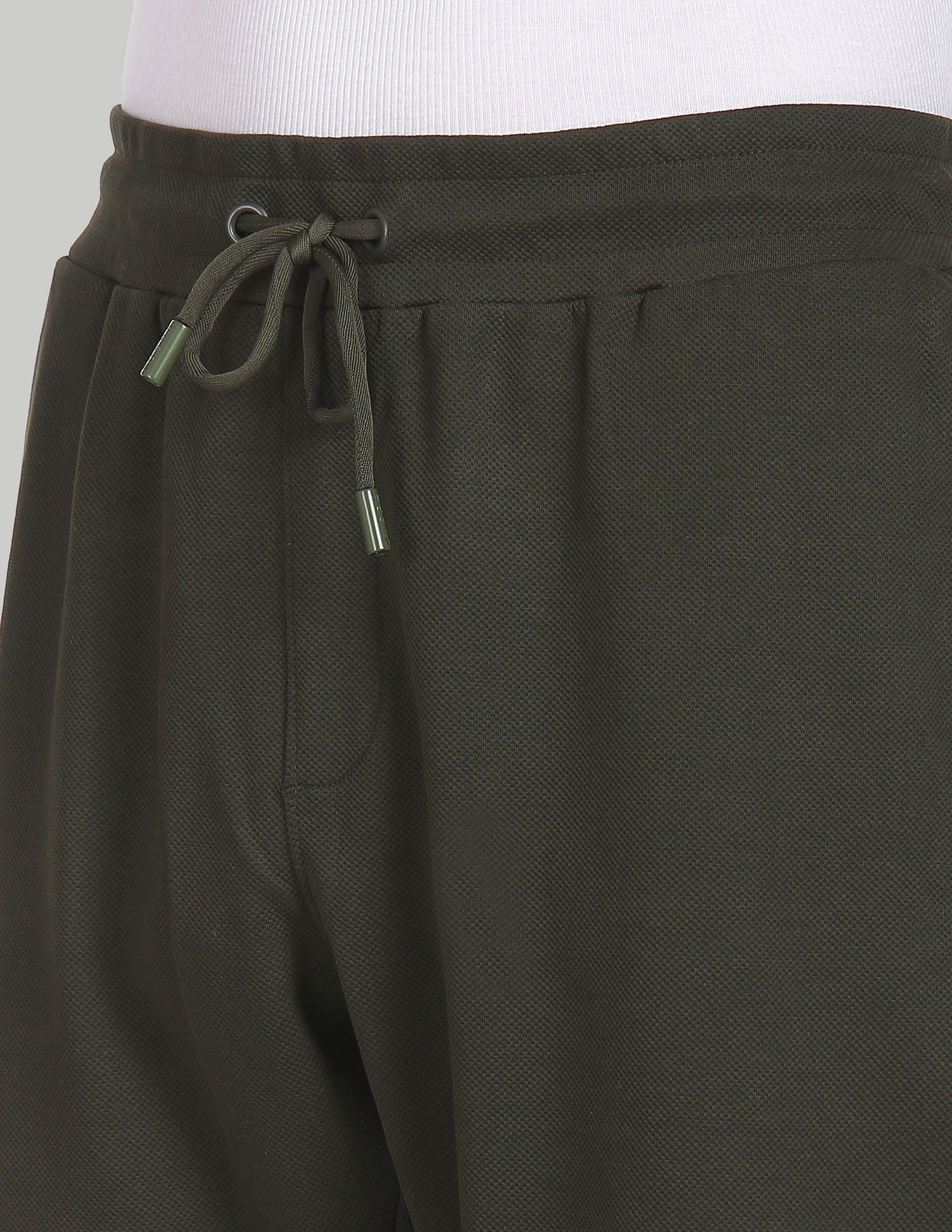 Solid Knit Shorts Olive - U.S. Polo Assn. India | Large