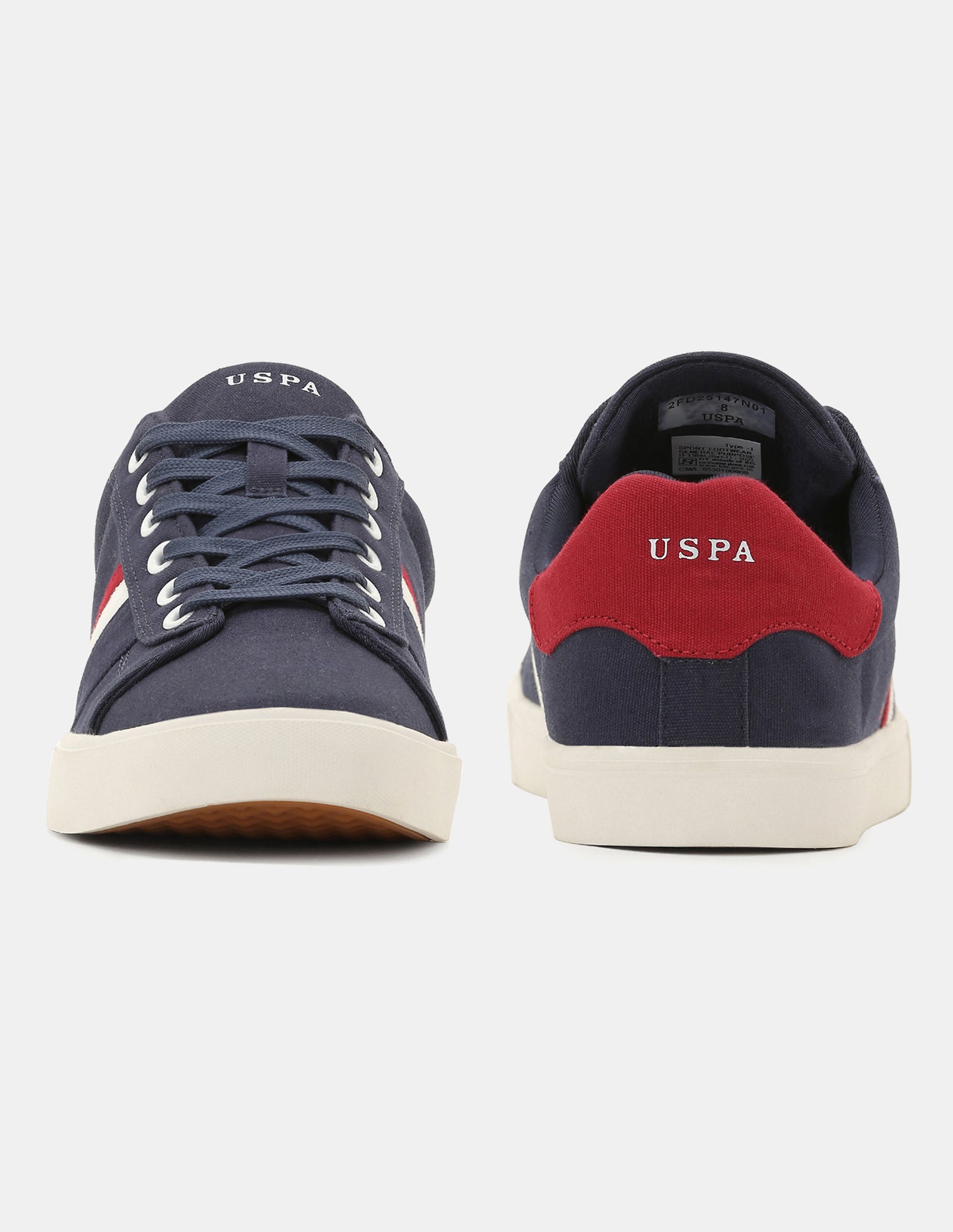 Men Solid Abor 2.0 Sneakers Navy - U.S. Polo Assn. India | Large