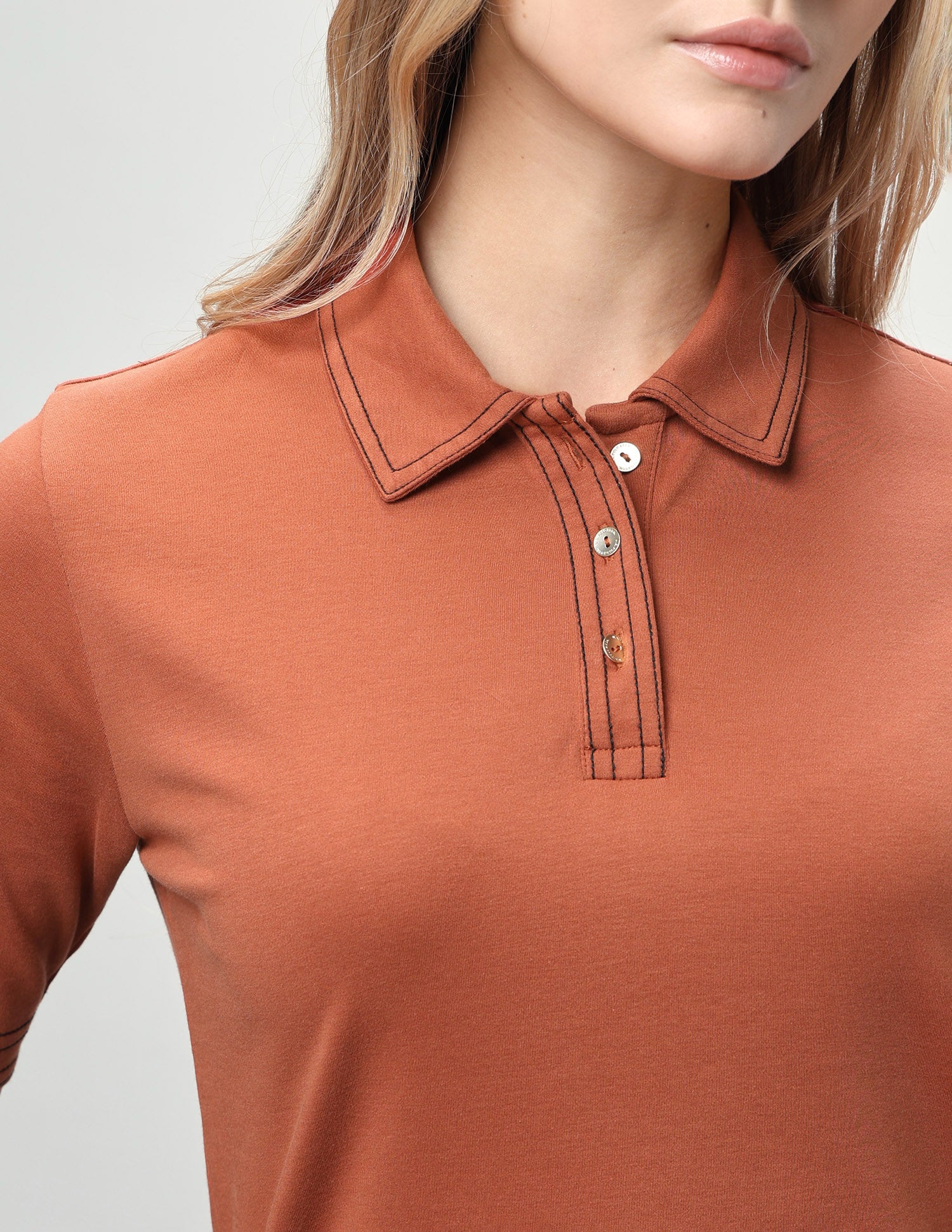 Solid Regular Fit Polo Shirt Rust - U.S. Polo Assn. India | Large