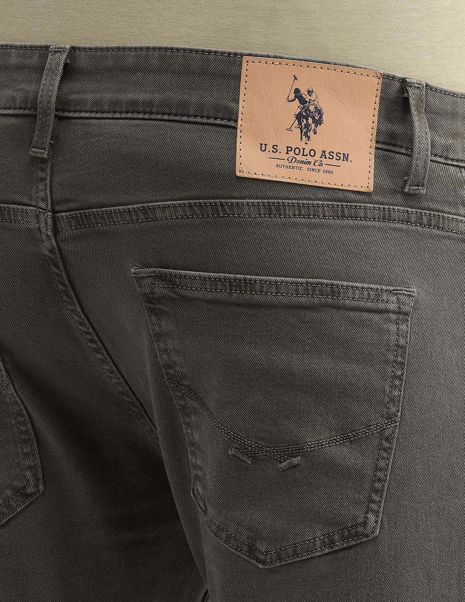 Henry Cropped Fit Jeans Olive - U.S. POLO ASSN. | Large
