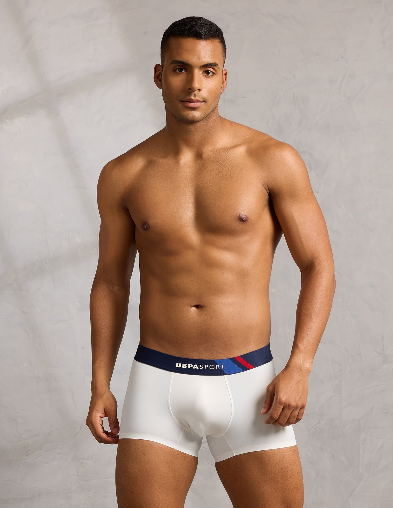 Micro Fibre High Stretch Trunk White - U.S. Polo Assn. India | Large