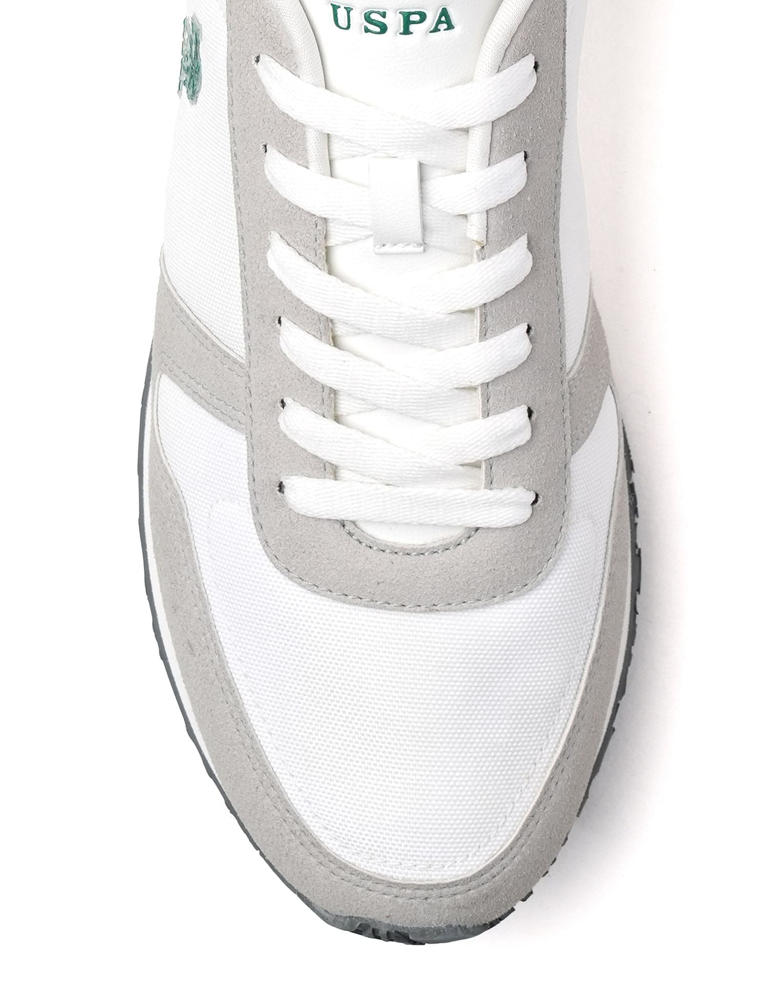 Men Tregon Suede Colourblocked Sneakers White - U.S. POLO ASSN. | Large