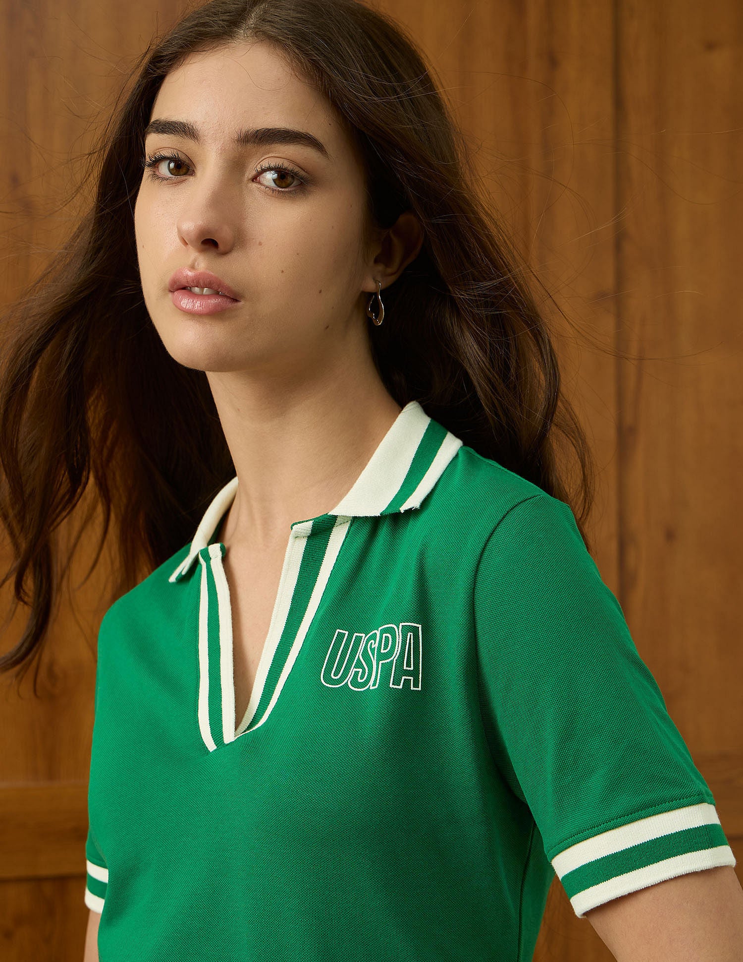 Regular Fit Solid Polo Shirt Green - U.S. POLO ASSN. | Large