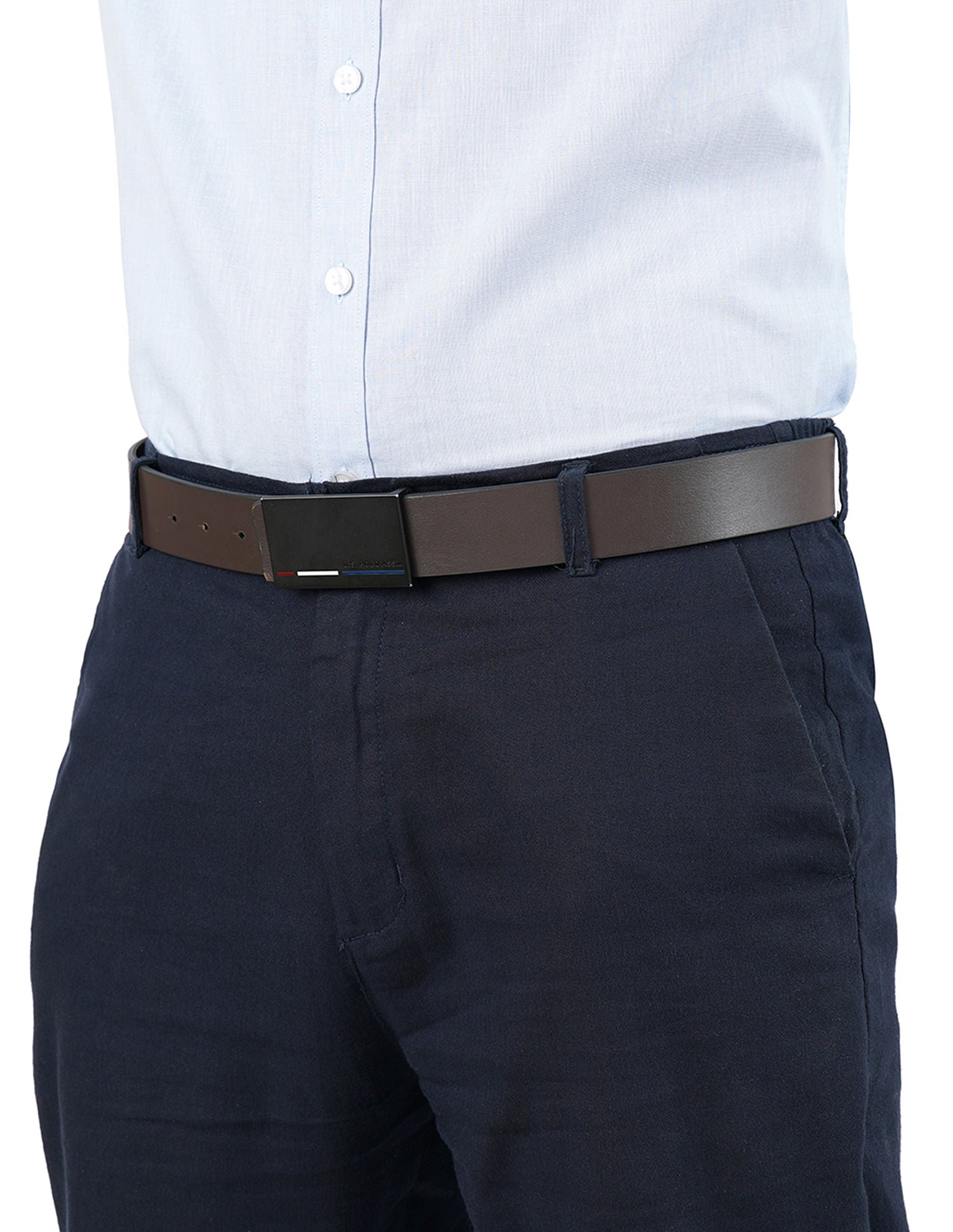 Reversible Leather Belt Black - U.S. POLO ASSN. | Large