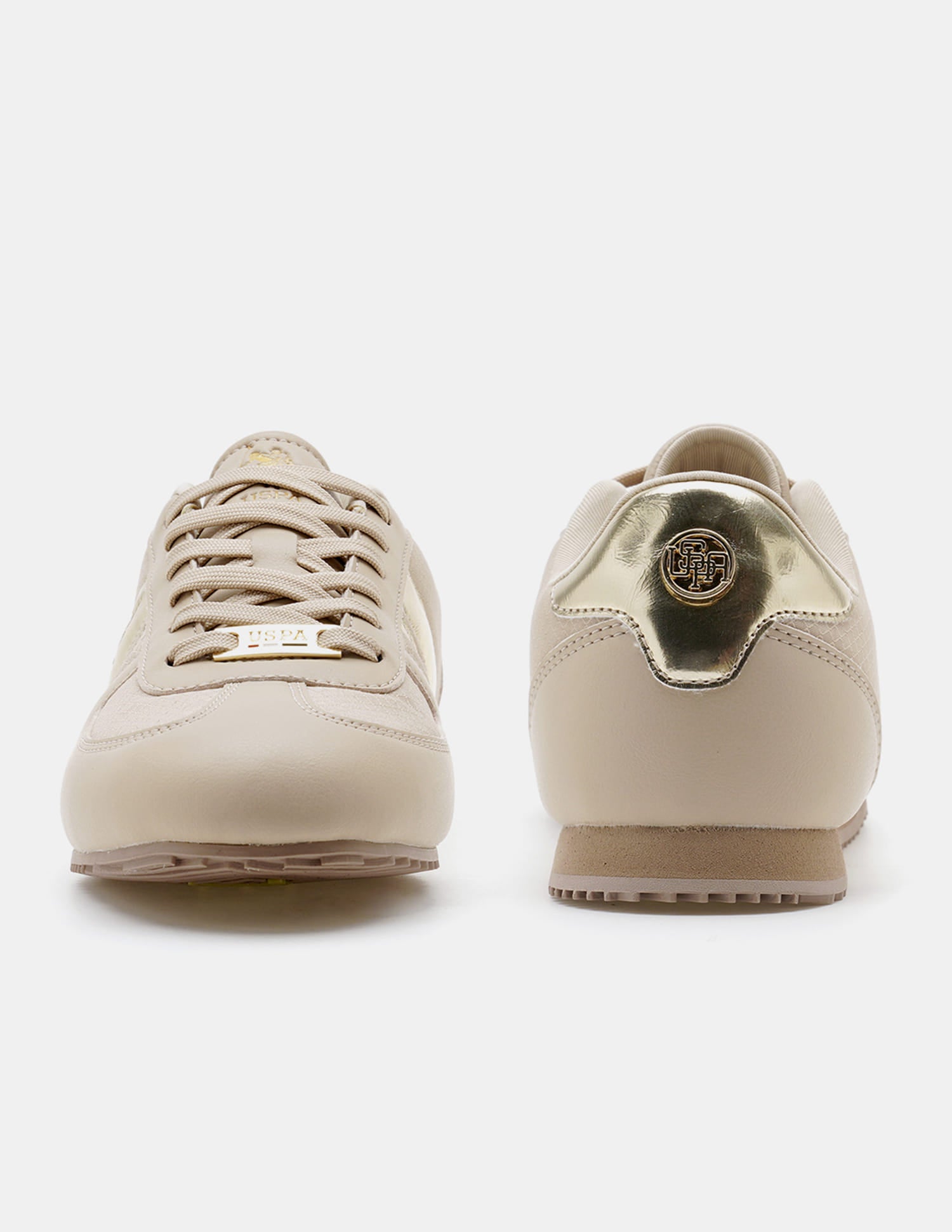 Women Round Toe Nemsy 2.0 Sneakers Beige - U.S. Polo Assn. India | Large