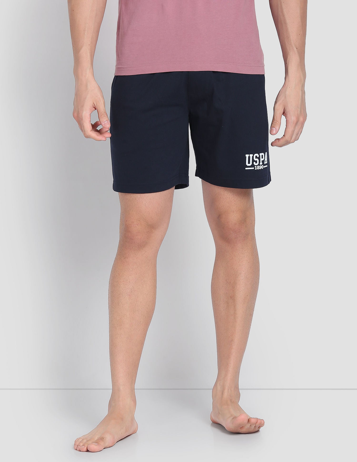 Solid Logo IYBF Knit Shorts - Pack Of 1 Navy - U.S. POLO ASSN. | Large