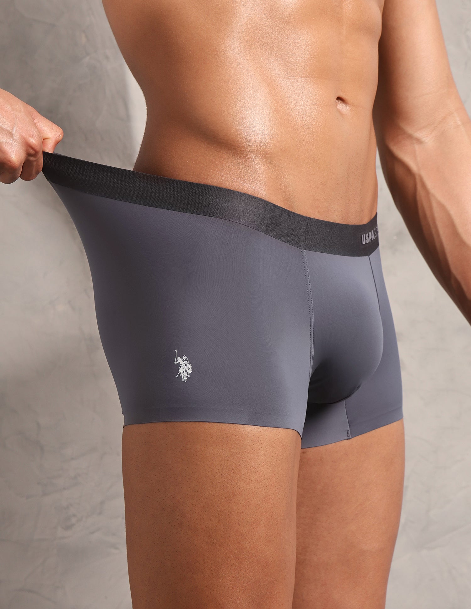 Ultra Light RT006 Seamless Trunk Dull Grey - U.S. Polo Assn. India | Large