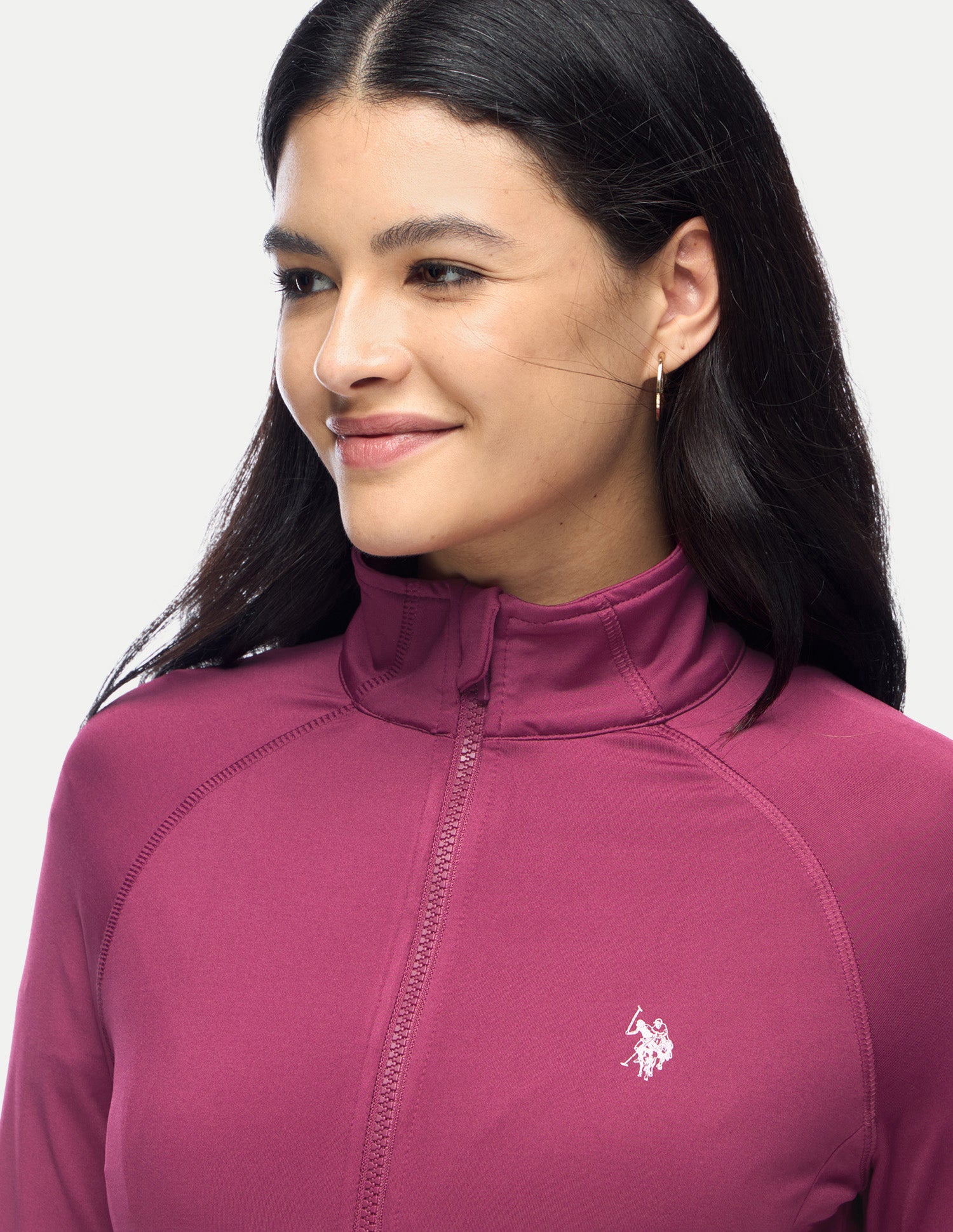 Snug Fit Performance Sports Jacket Wine - U.S. Polo Assn. India | Large