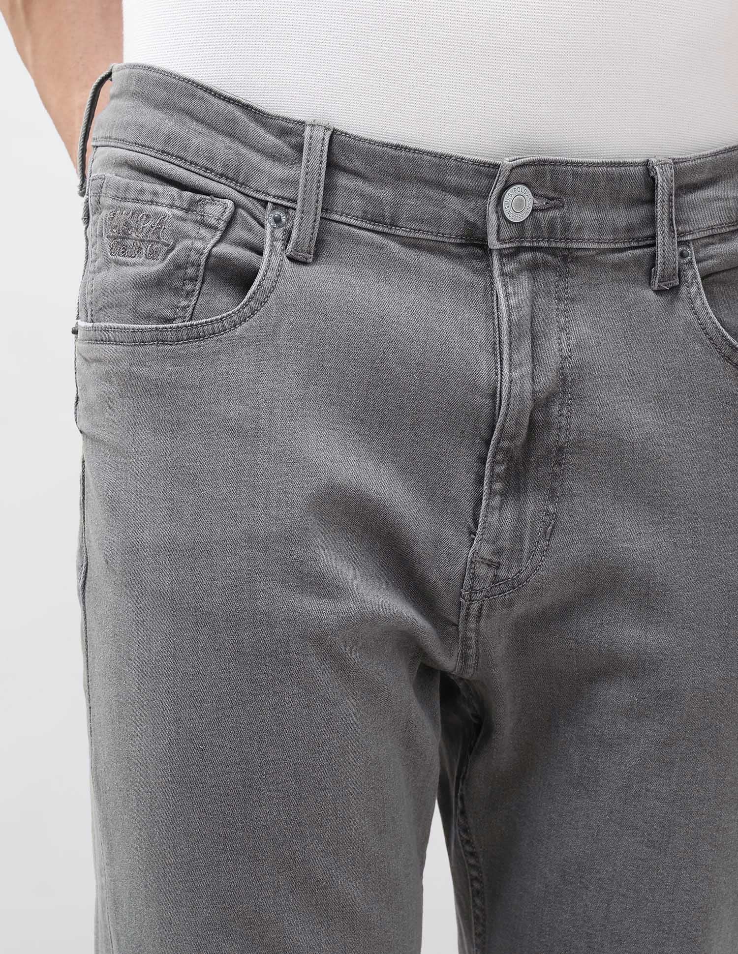 Connor Bootcut Grey Jeans Grey - U.S. POLO ASSN. | Large