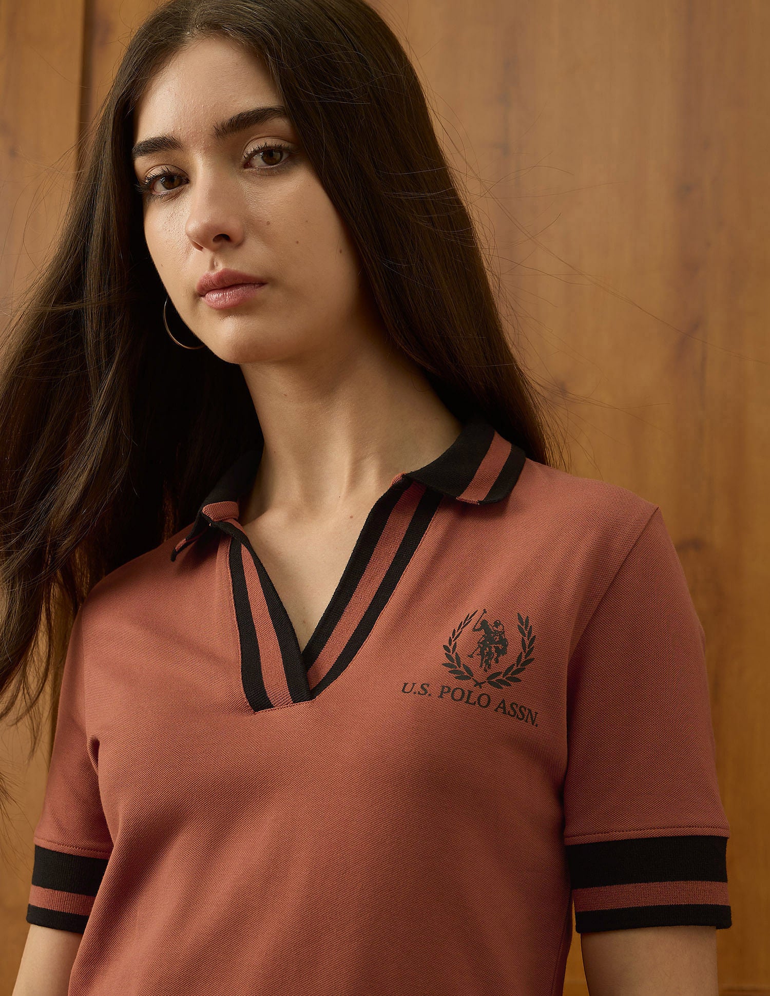 Regular Fit Solid Polo Shirt Rust - U.S. POLO ASSN. | Large