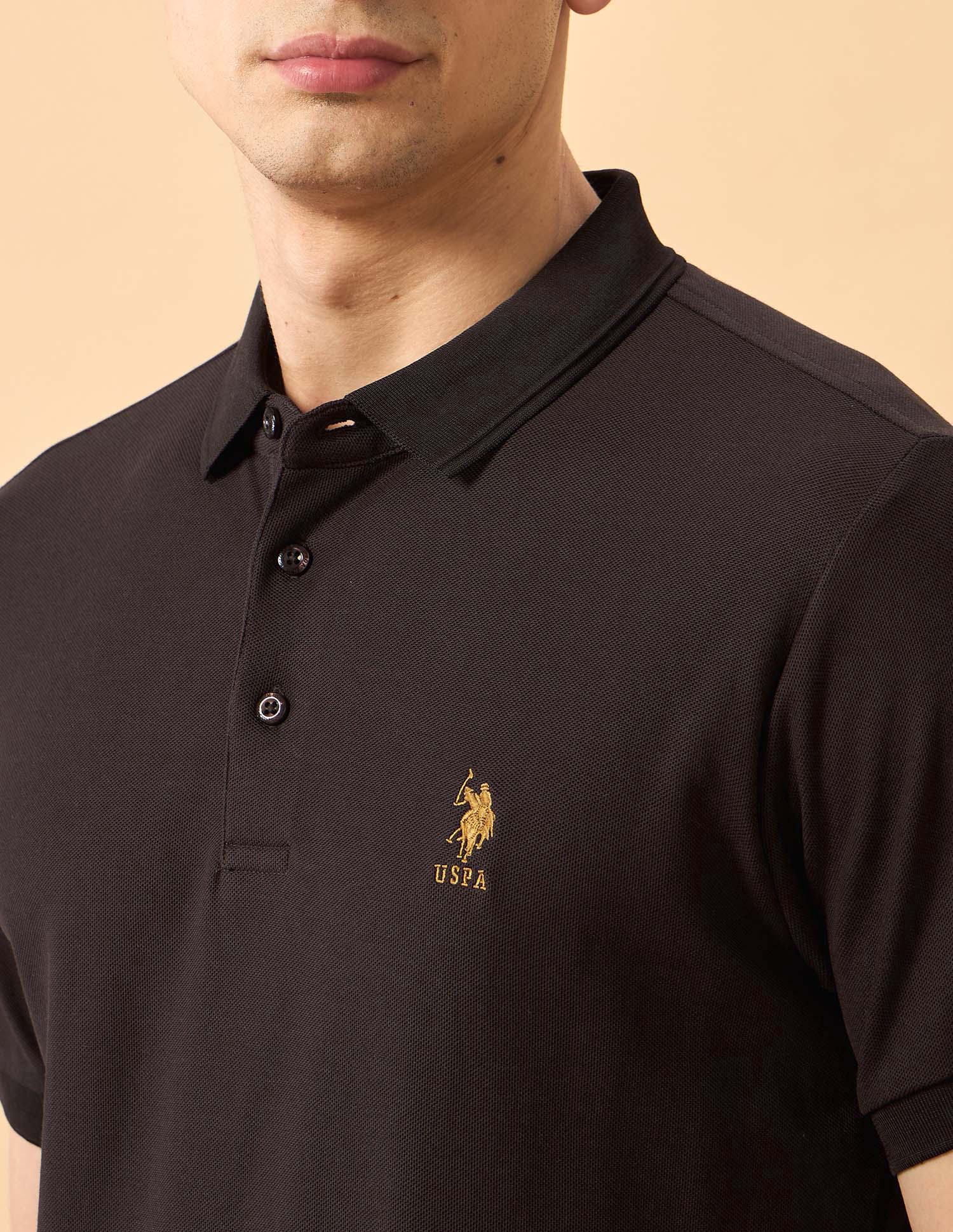 Pacho X Regular Fit Cotton Polo Shirt Dark Brown - U.S. POLO ASSN. | Large