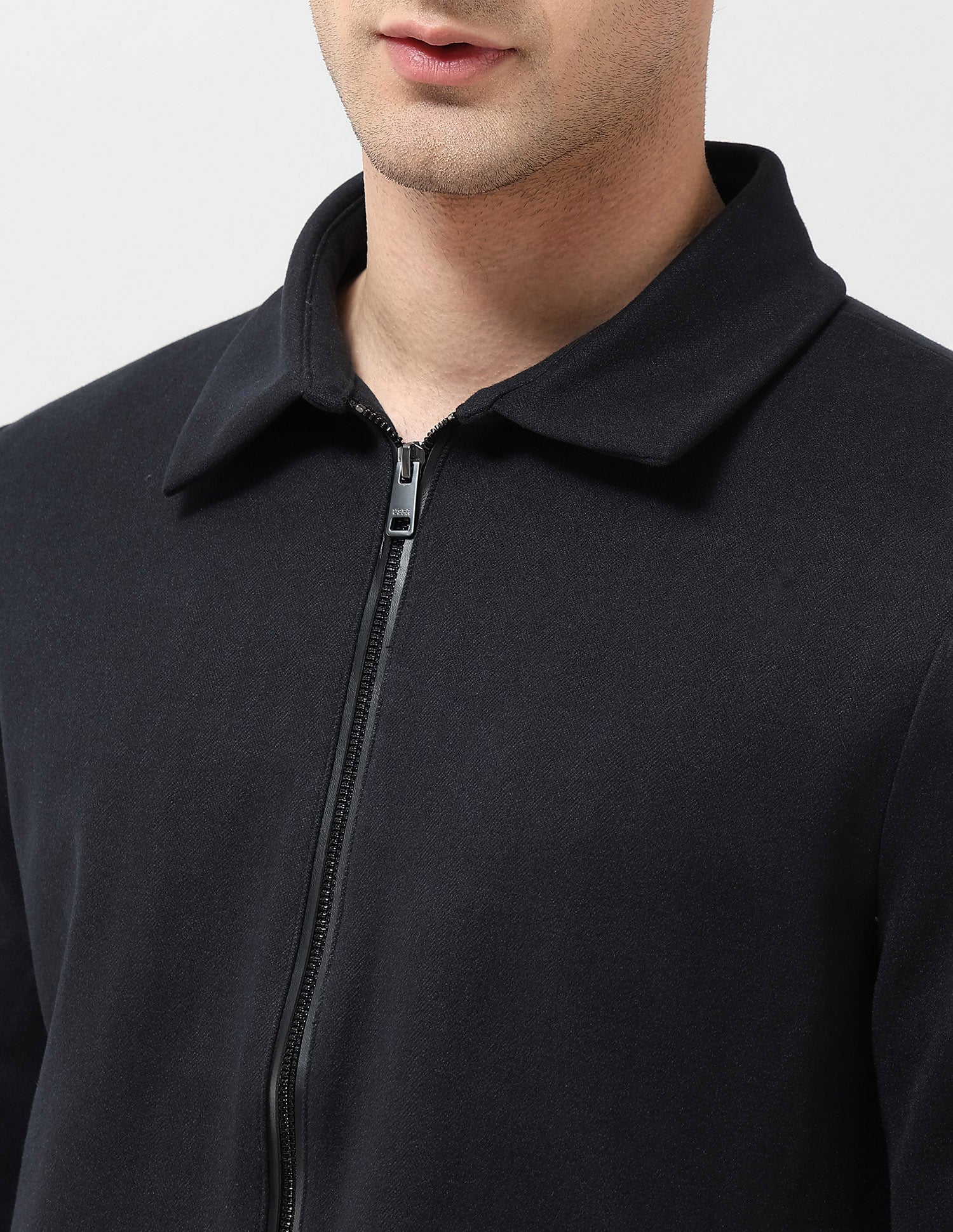 Solid Regular Fit Jacket Blue - U.S. POLO ASSN. | Large