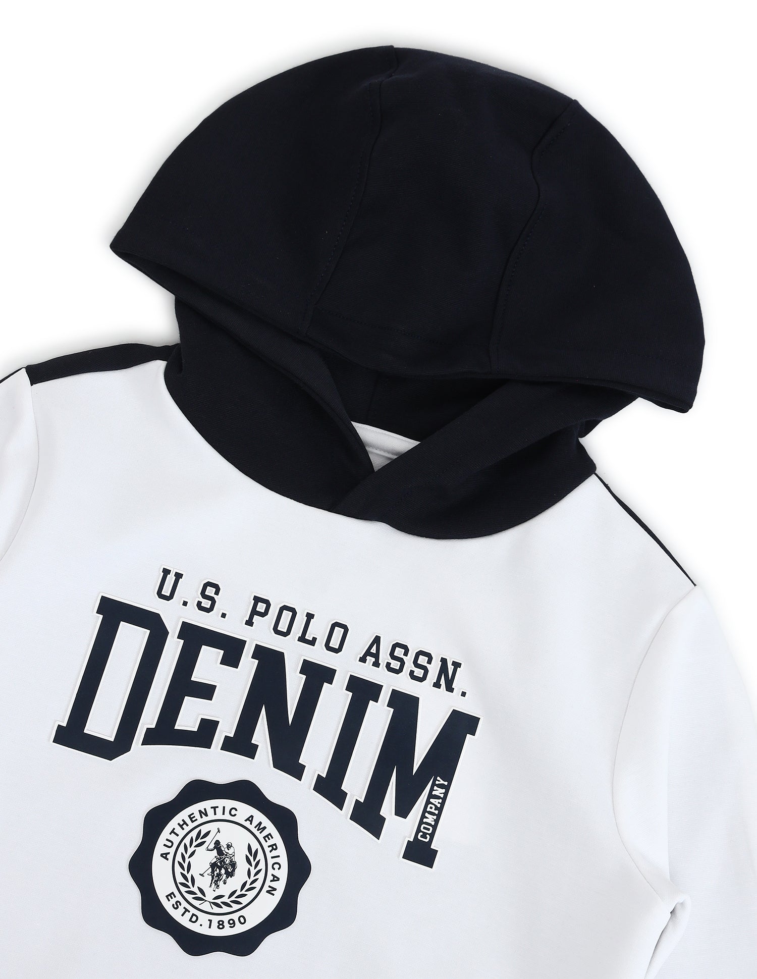 Boys Colour block Sweatshirt White - U.S. POLO ASSN. | Large