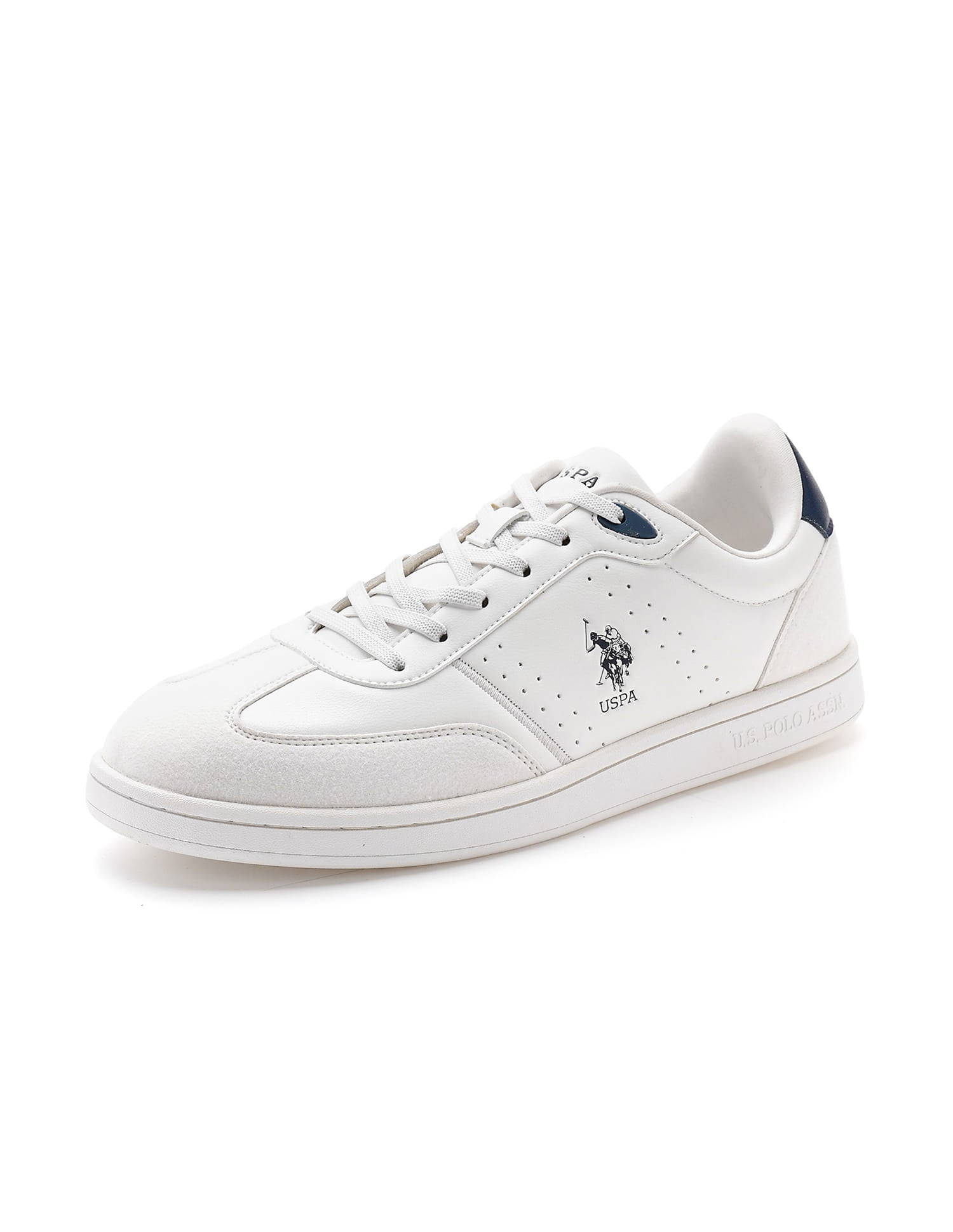 Men Cenik Suede Sneakers White - U.S. Polo Assn. India | Large