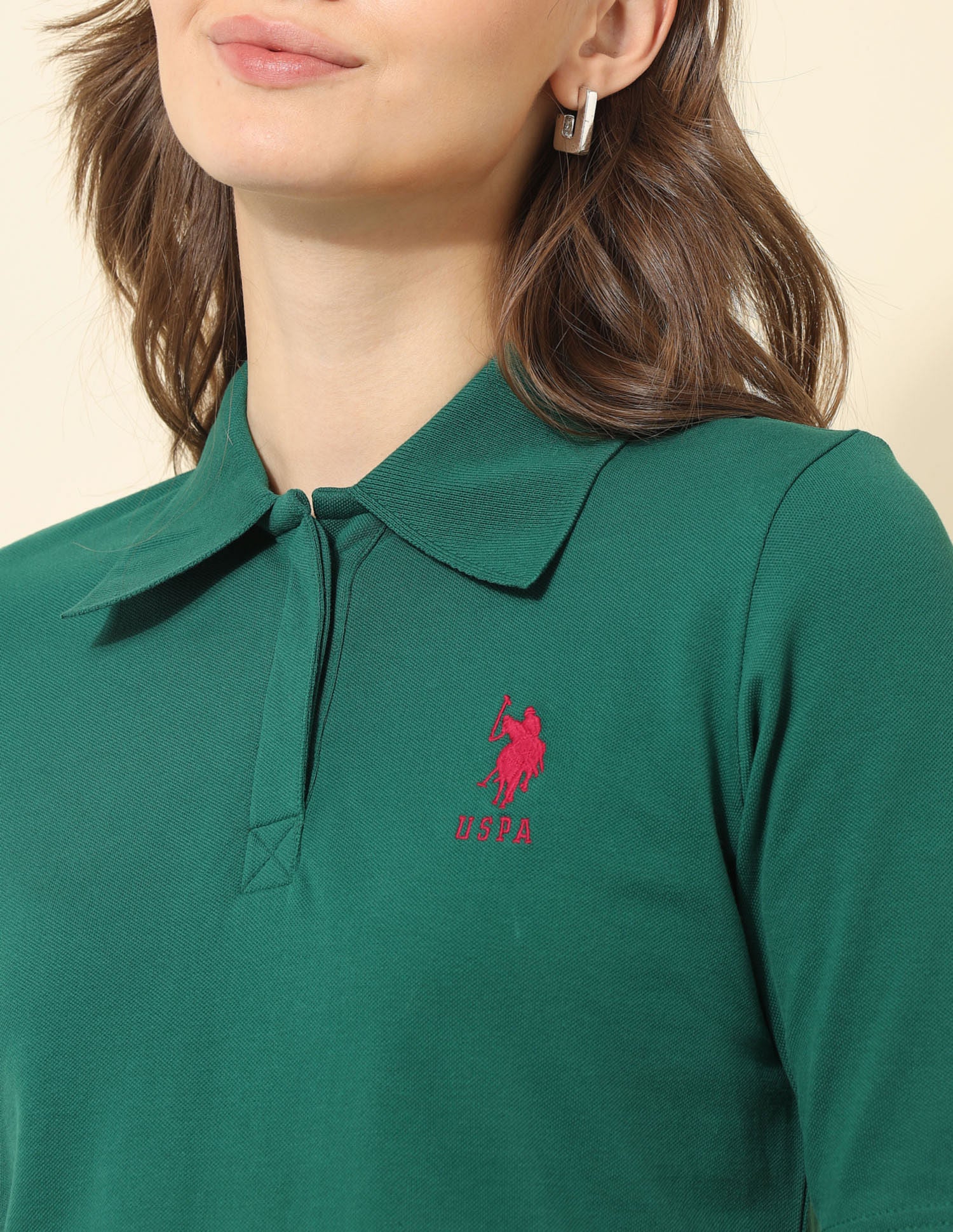Regular Fit Polo Shirt Dark Green - U.S. POLO ASSN. | Large