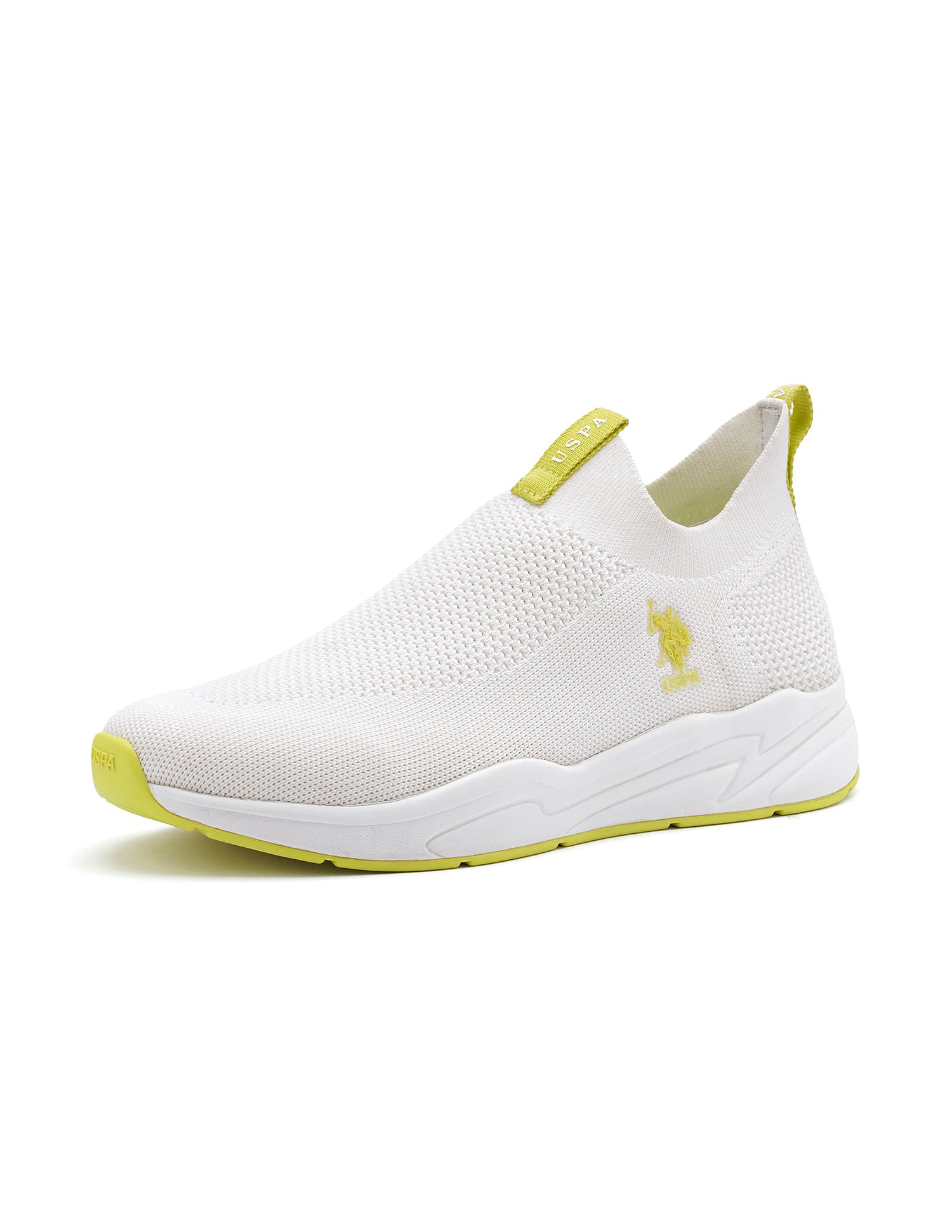 Men Duncun 5.0 Off White Uspa Sport  Sneaker Slip On White - U.S. Polo Assn. India | Large