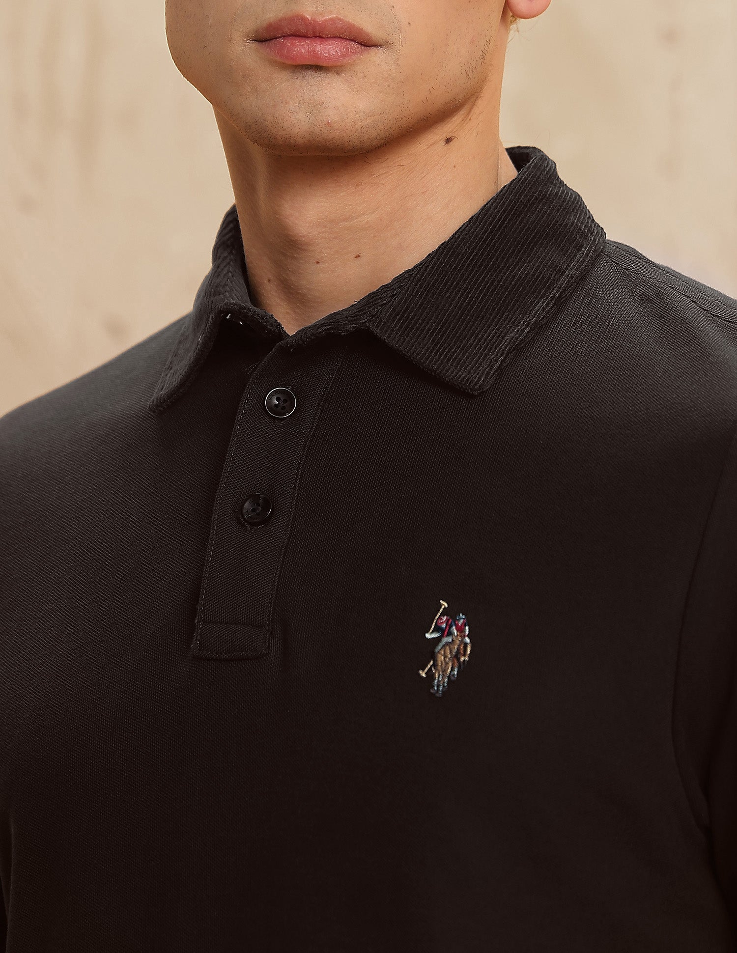 Solid Legend Of Horseshoe Polo Shirt Dark Brown - U.S. Polo Assn. India | Large
