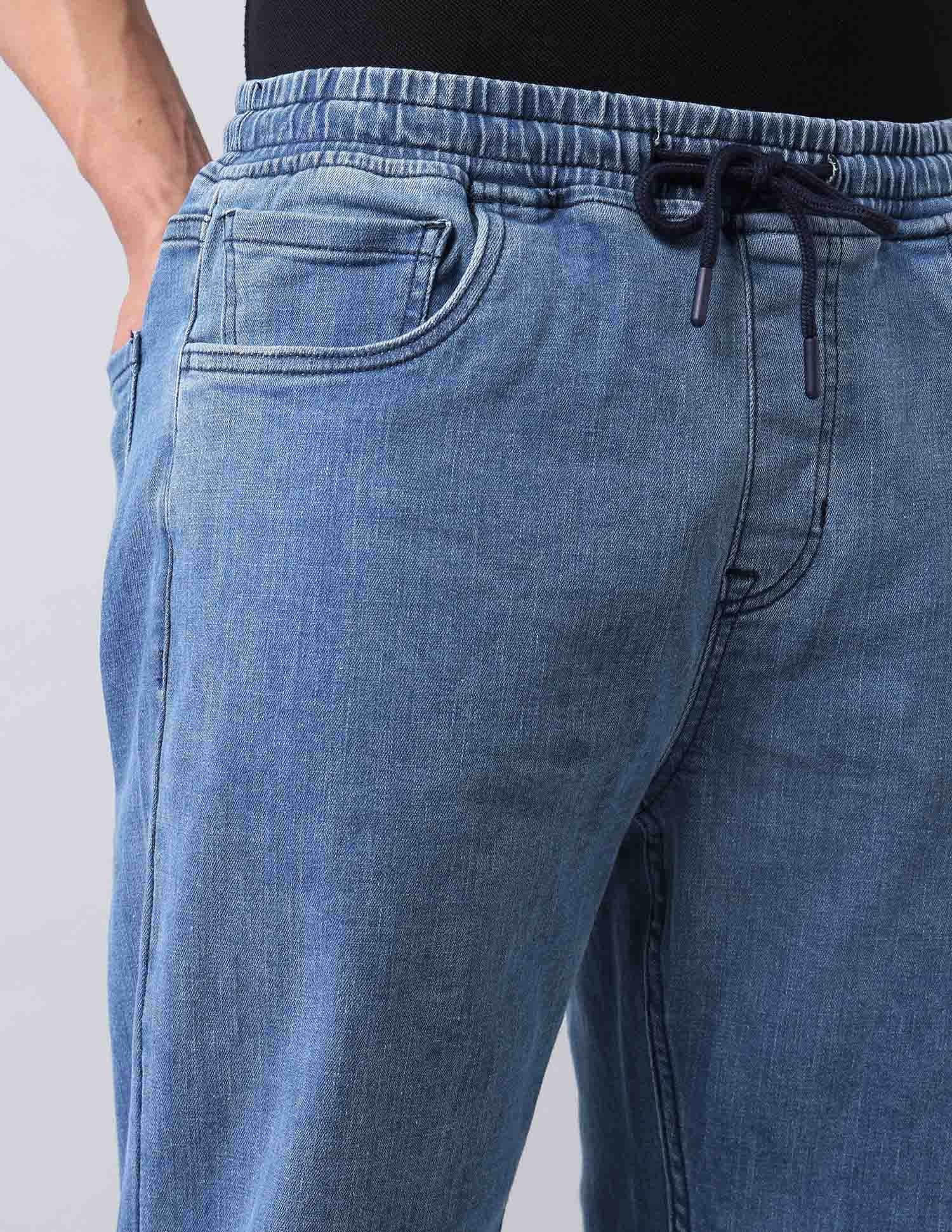 Jogger Regular Fit Blue Jeans Blue - U.S. Polo Assn. India | Large