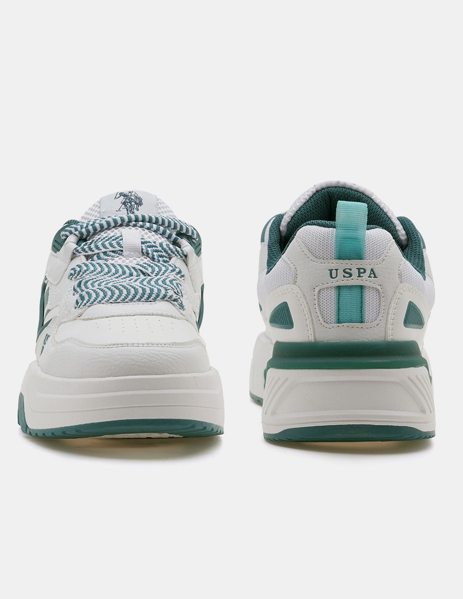 Men Damen Colour Blocked Sneakers White - U.S. POLO ASSN. | Large