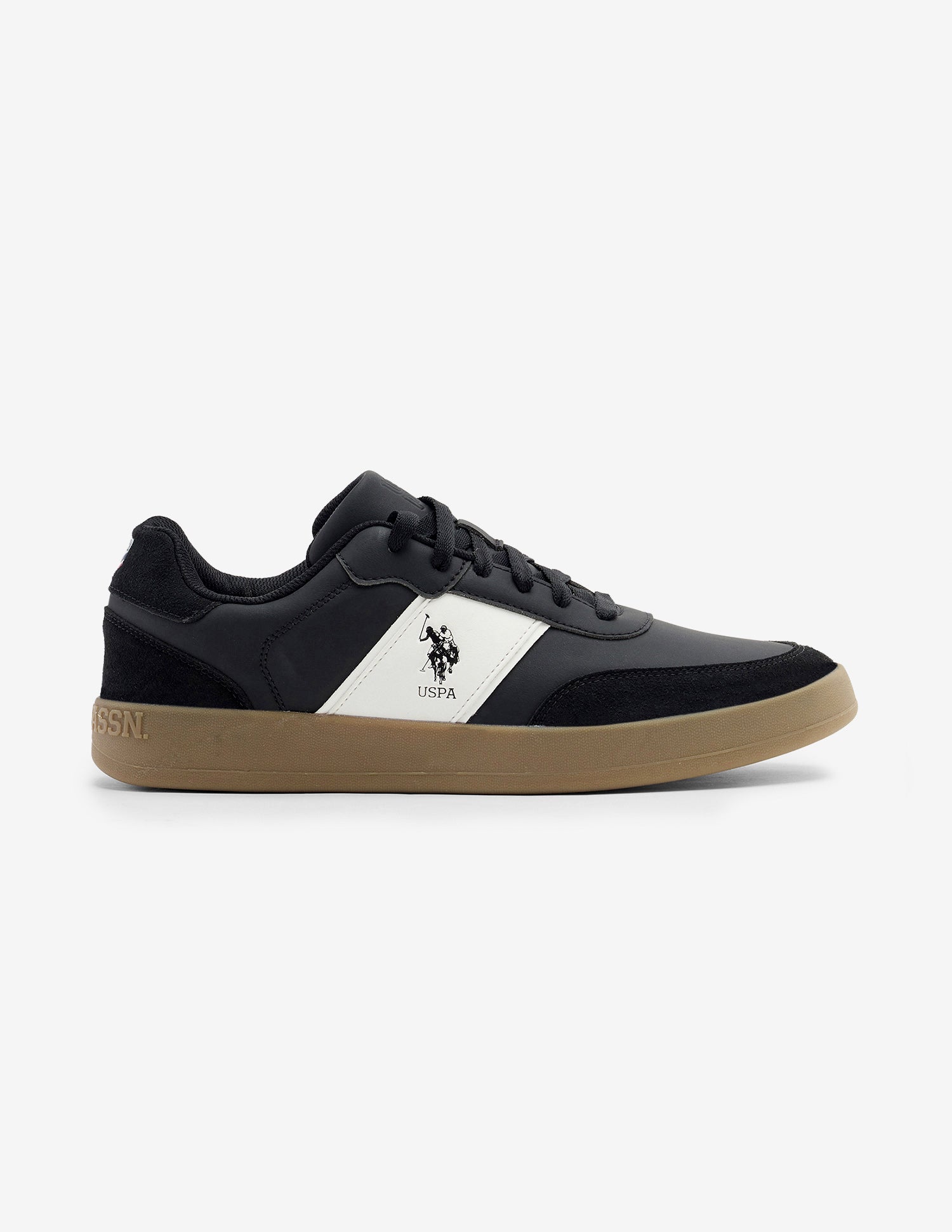 Carson Colour Blocked Sneakers Black - U.S. Polo Assn. India | Large