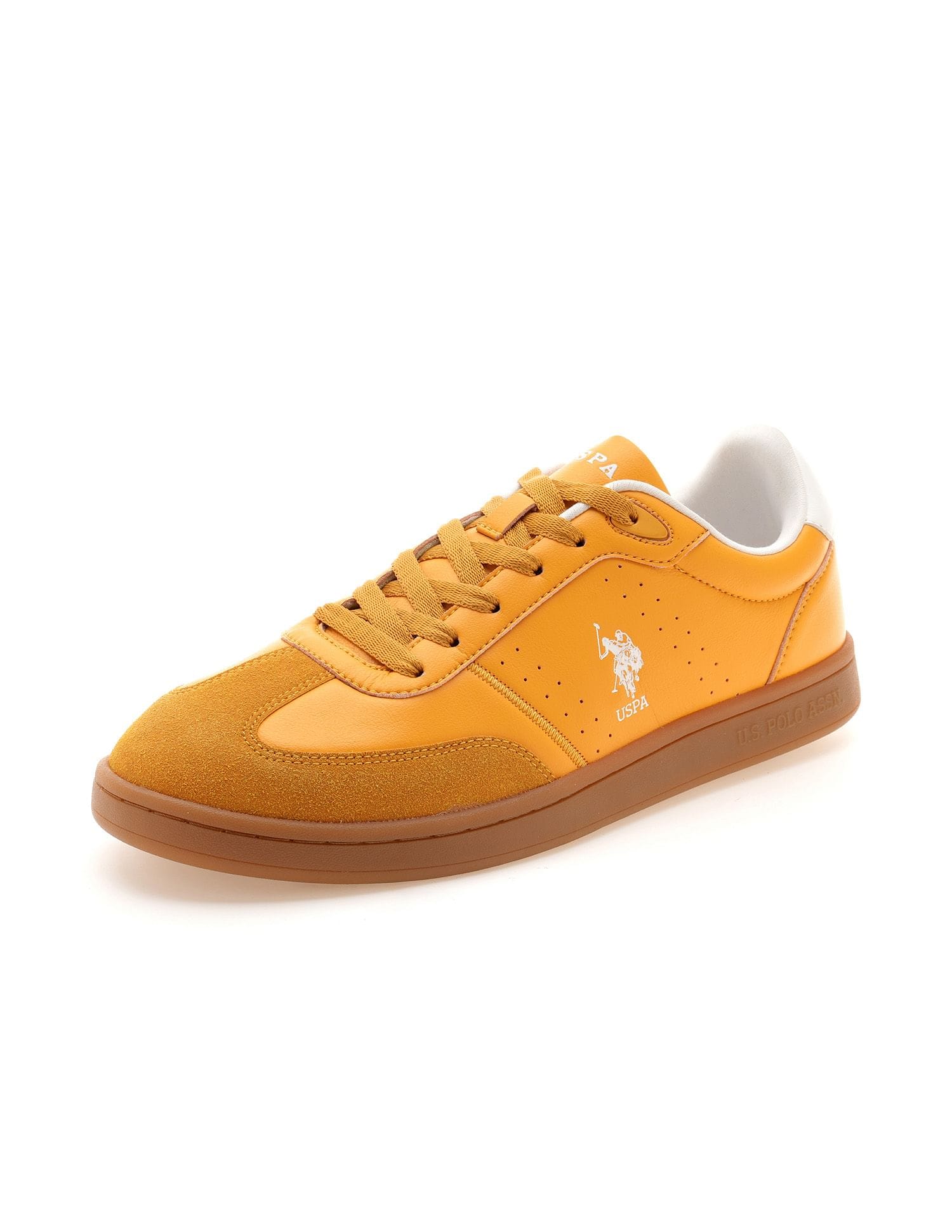 Men Cenik Colourblocked Sneakers Yellow - U.S. Polo Assn. India | Large