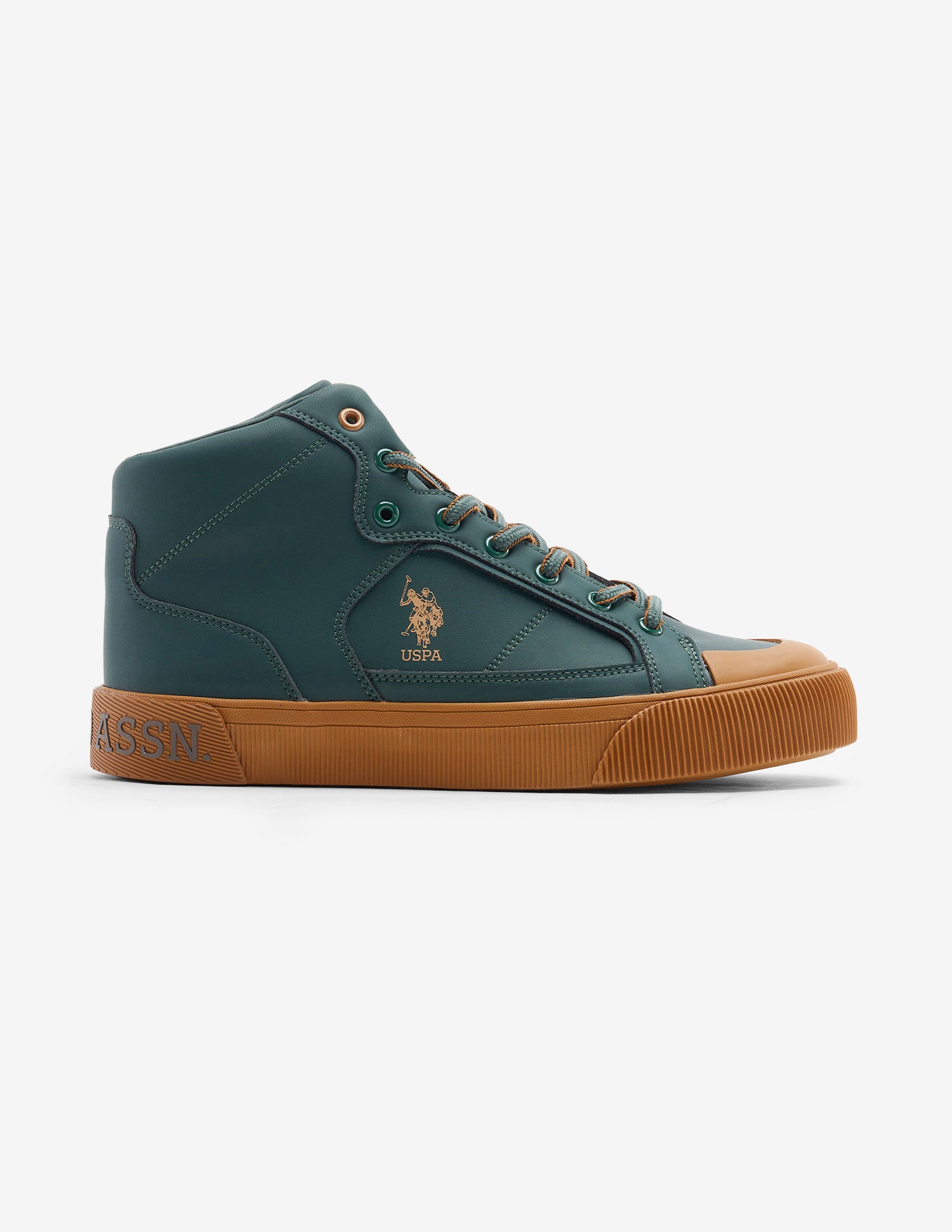 Ricon Mid Top Sneakers Green - U.S. Polo Assn. India | Large