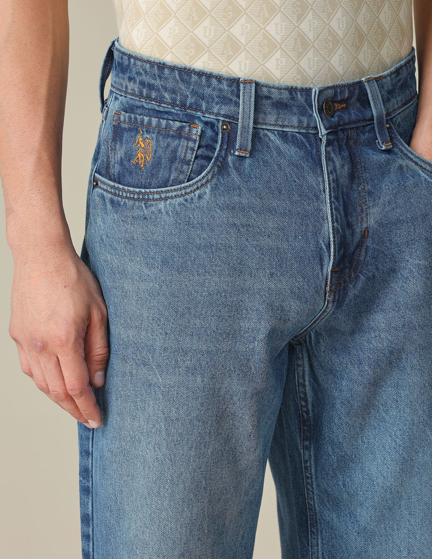 Shawn Relaxed Fit Blue Jeans Indigo - U.S. POLO ASSN. | Large