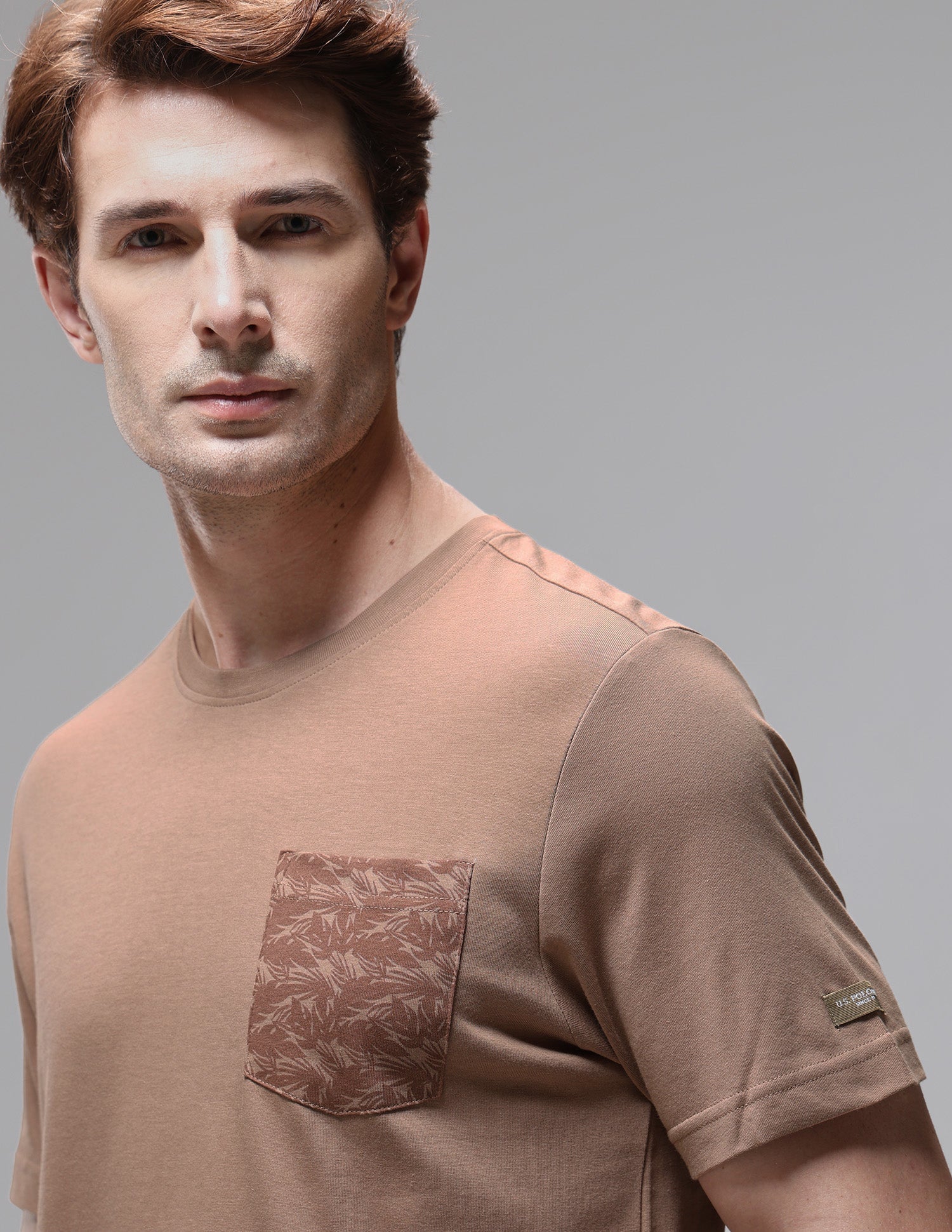 Breathable Comfort Fit OEE18 Lounge T-Shirt Chanterelle - U.S. Polo Assn. India | Large