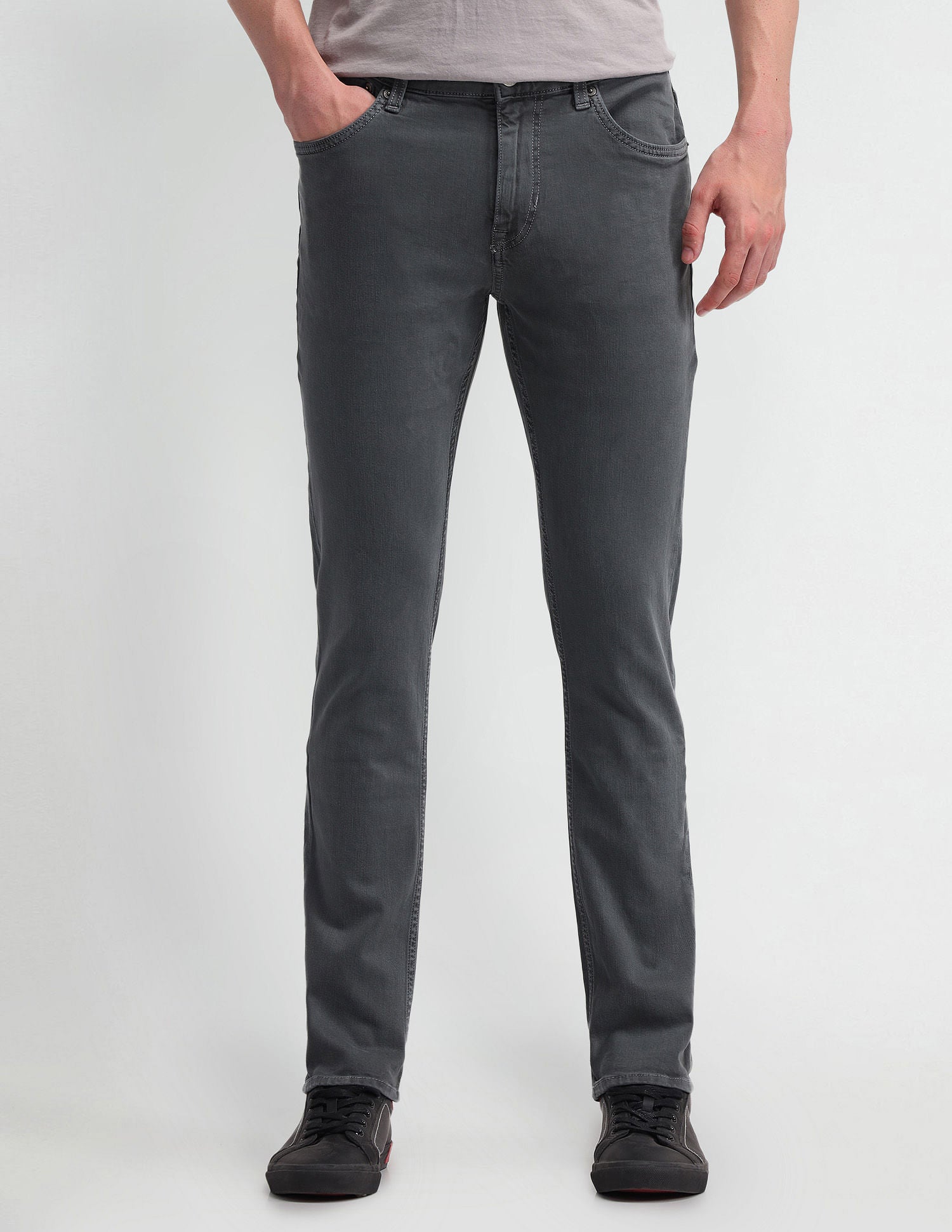 Brandon Slim Tapered Green Jeans Teal(Aqua Green) - U.S. POLO ASSN. | Large