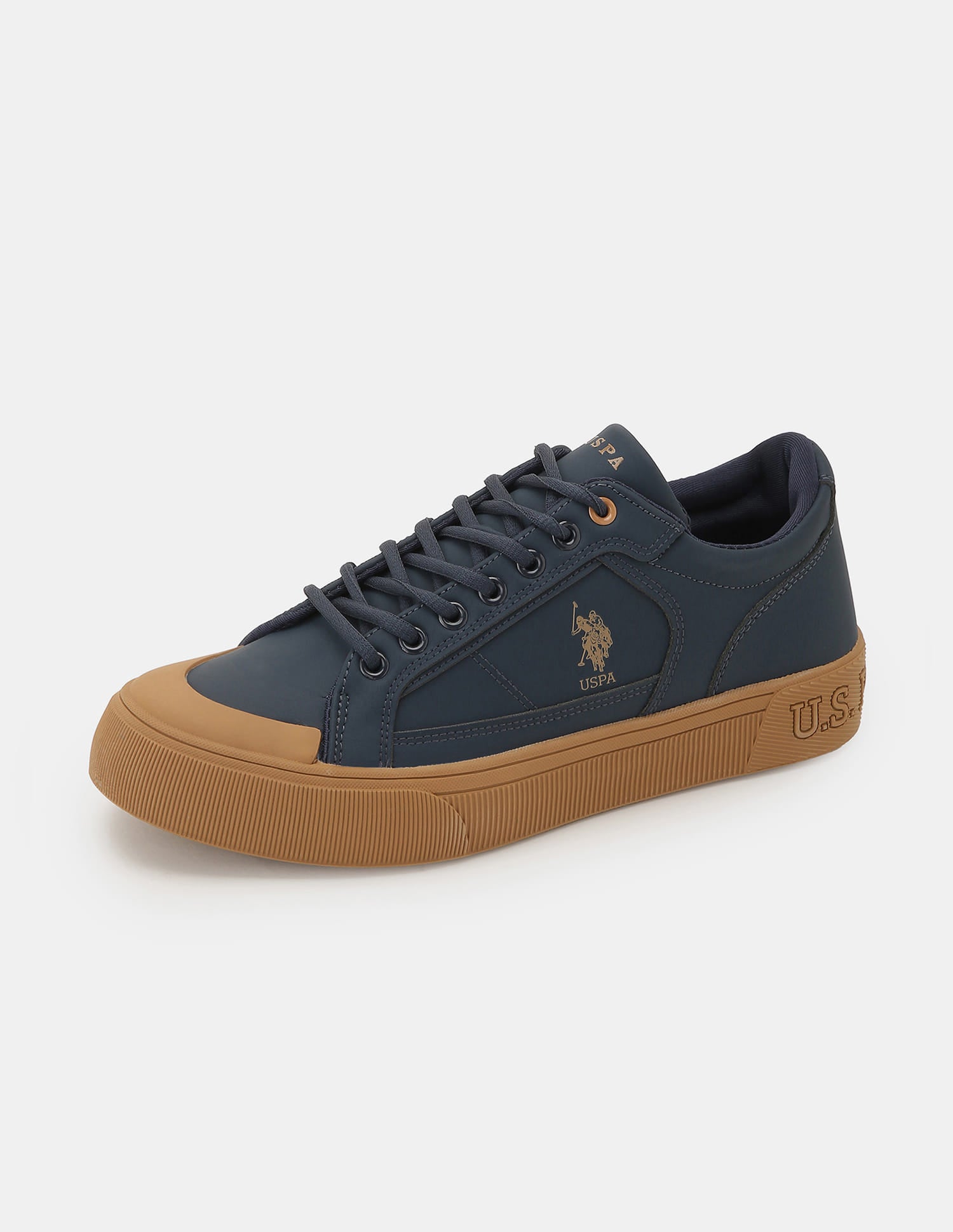 Men Ruben 2.0 Colour Blocked Sneakers Navy - U.S. Polo Assn. India | Large