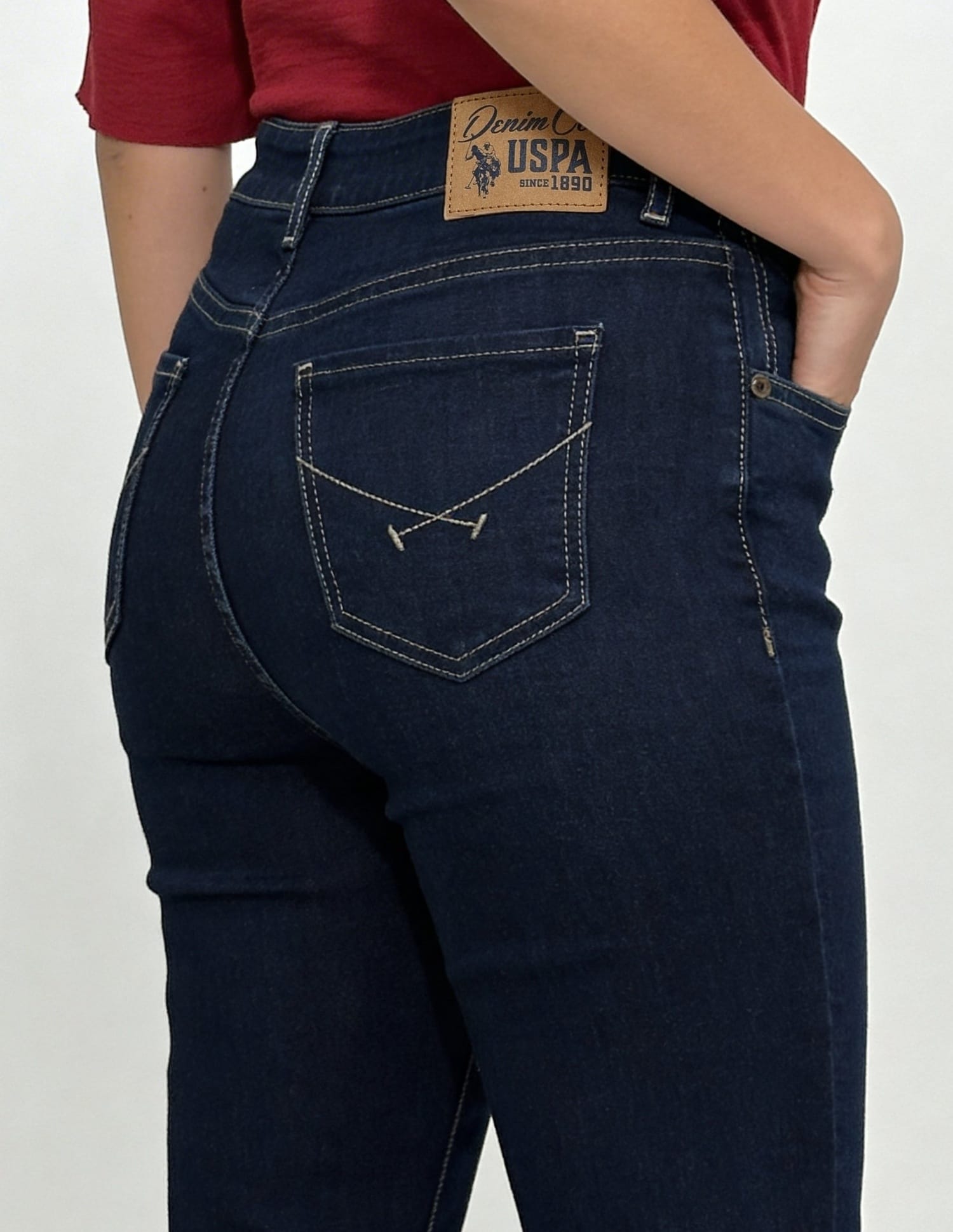High Rise Extreme Flared Fit Jeans Blue - U.S. Polo Assn. India | Large