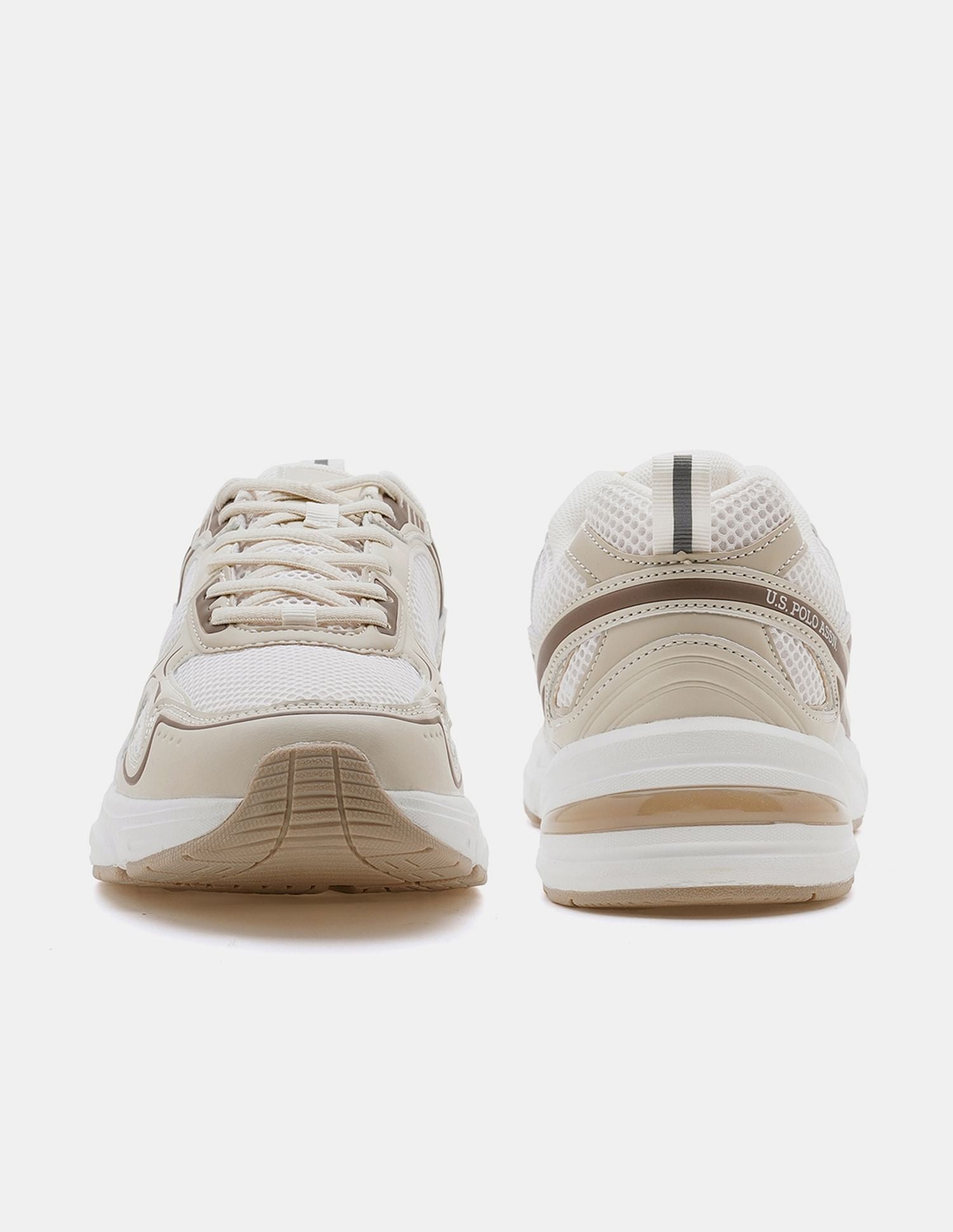 Men Santiago Colour Blocked Sneakers Beige - U.S. POLO ASSN. | Large