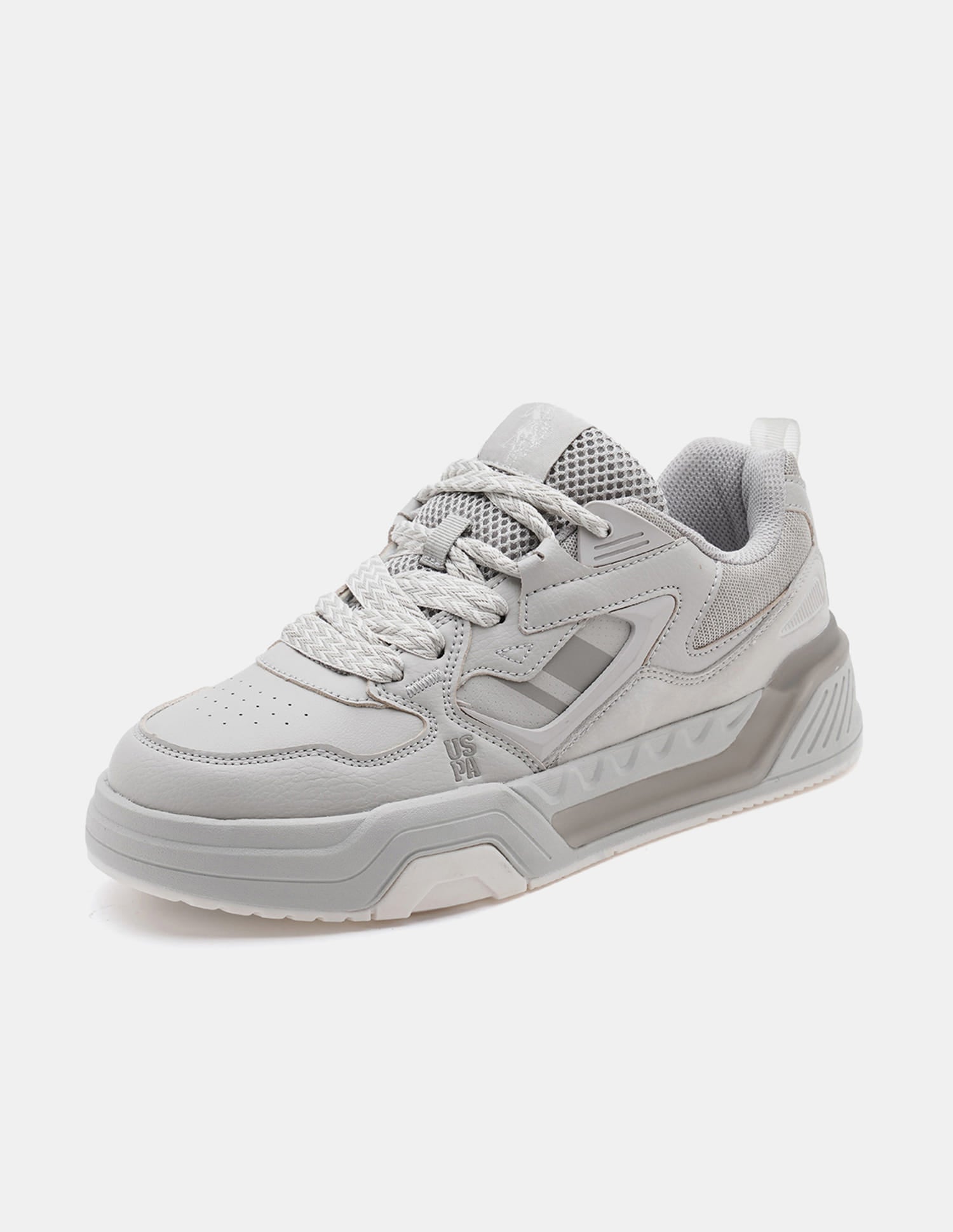 Men Damen Colour Blocked Sneakers Cream - U.S. Polo Assn. India | Large