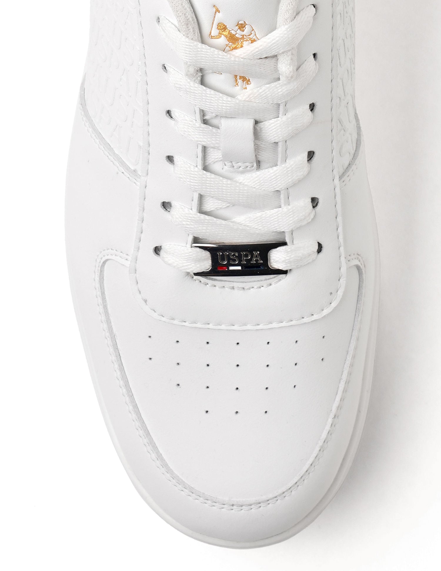 Men Jamen Solid Sneaker White - U.S. Polo Assn. India | Large