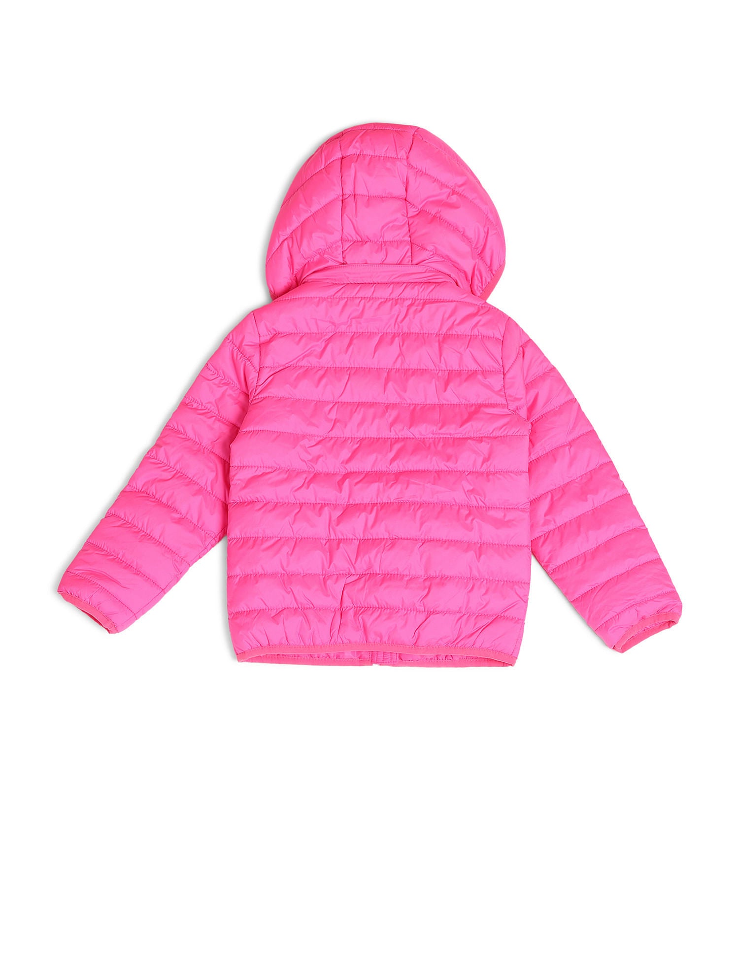 Girls Detachable Hood Puffer Jacket Pink - U.S. POLO ASSN. | Large