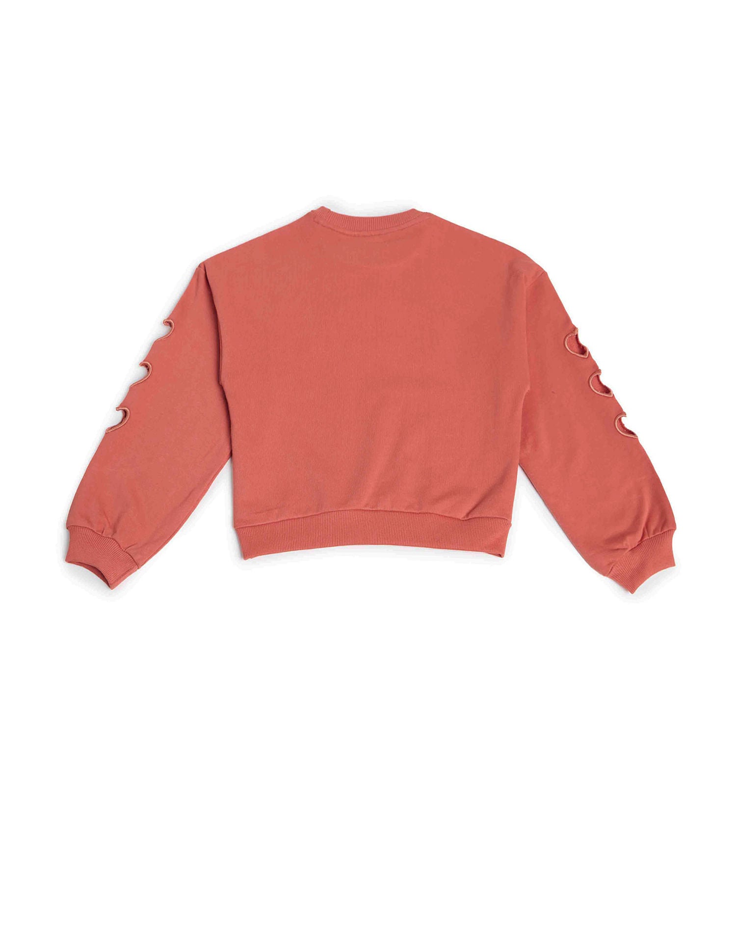 Girls Appliqued Regular Fit Sweatshirt Red - U.S. POLO ASSN. | Large