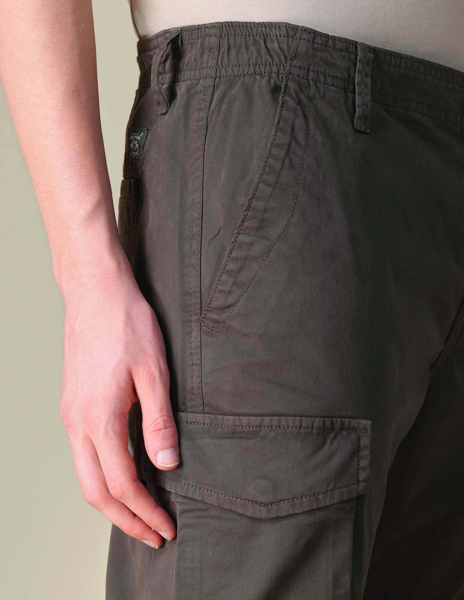 Twill Regular Fit Cargos Choco - U.S. POLO ASSN. | Large