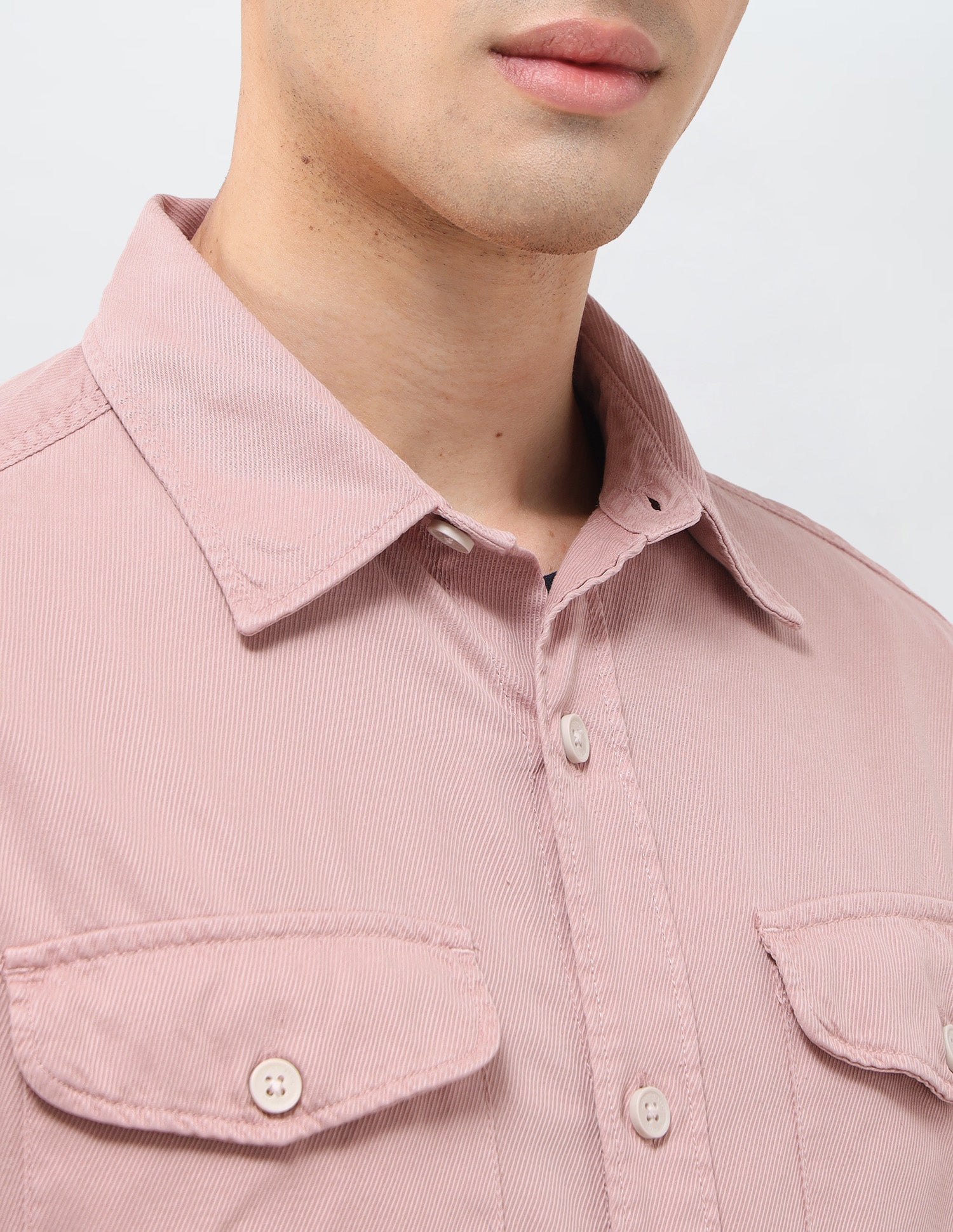 Solid Twill Shirt Pink - U.S. Polo Assn. India | Large
