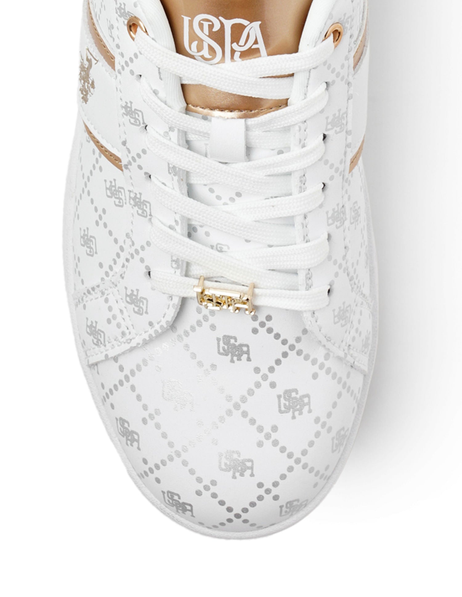 Women Logo Harriet 2.0 Sneakers White - U.S. Polo Assn. India | Large