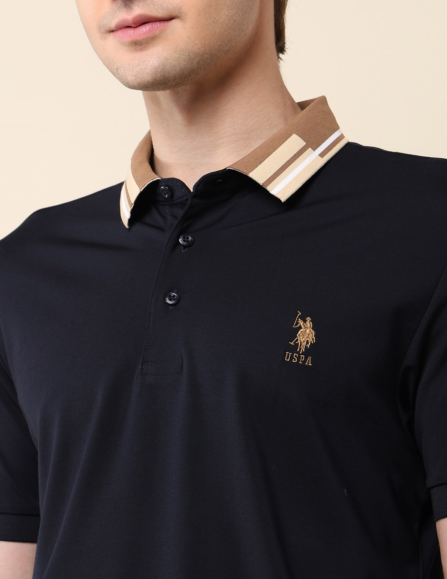 Slim Fit Classic Polo Shirt Navy - U.S. Polo Assn. India | Large
