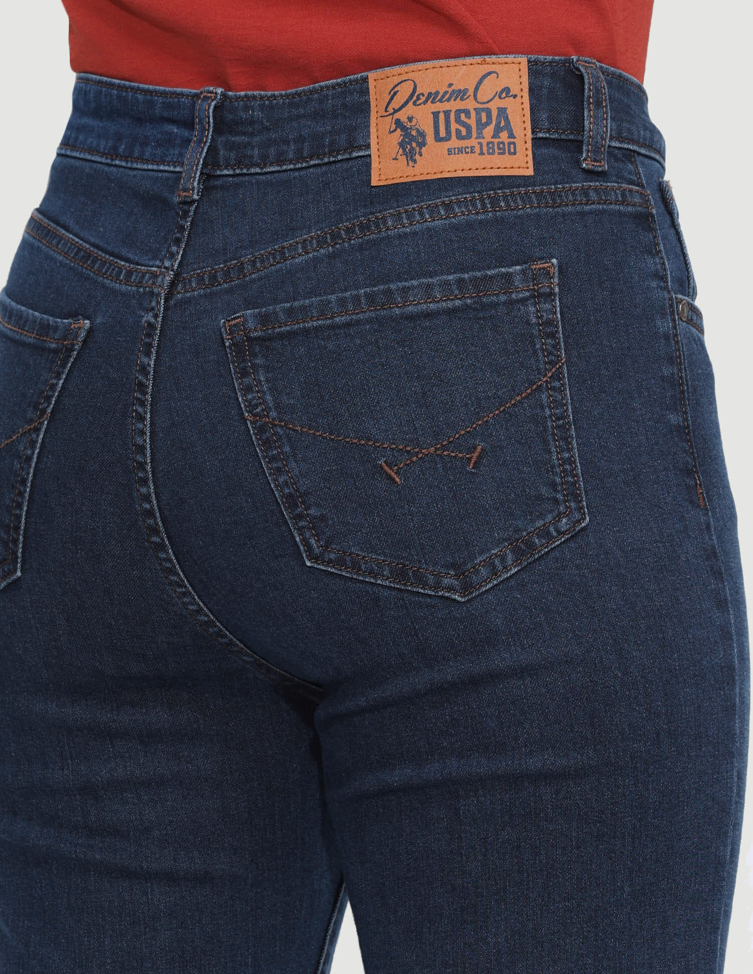 High Rise Bootcut Jeans Blue - U.S. Polo Assn. India | Large