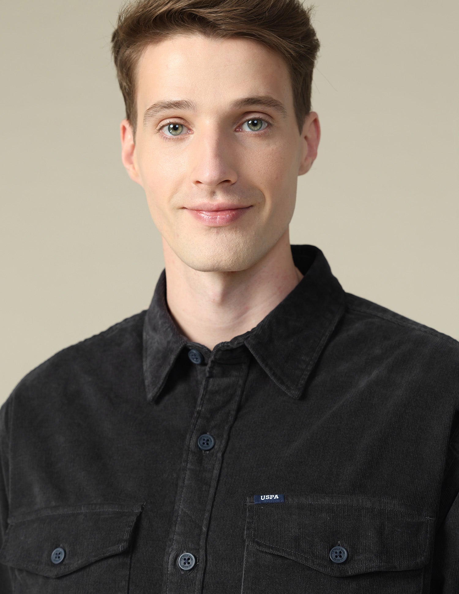 Solid Regular Fit Shirt Black - U.S. Polo Assn. India | Large